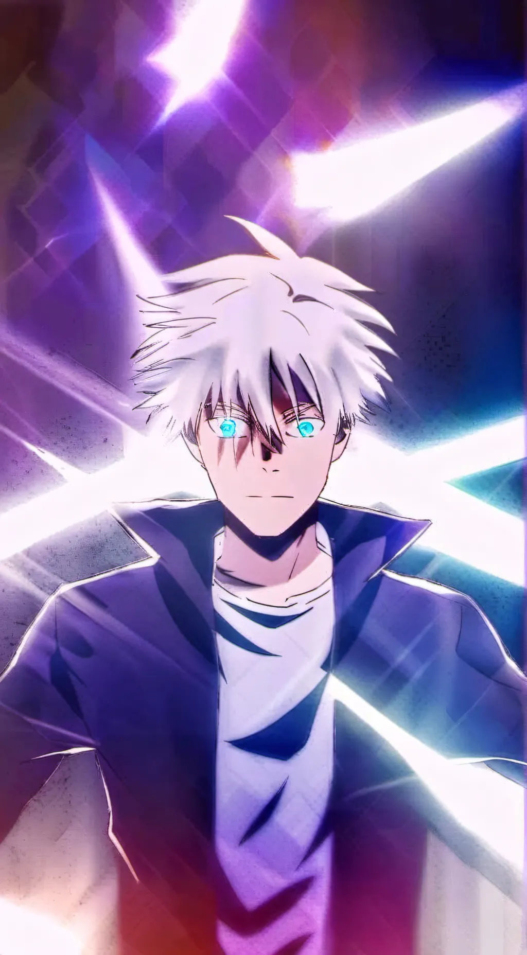 ai character: gojo  background