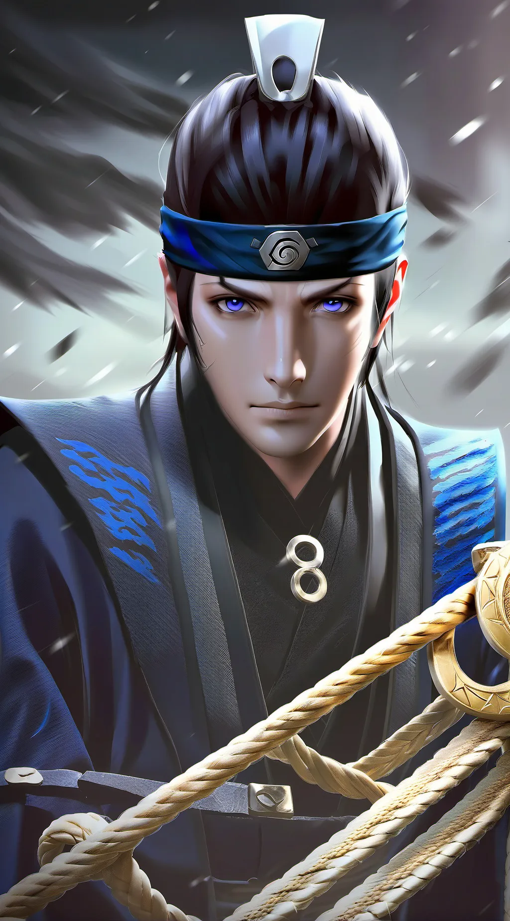ai character: Itachi Uchiha background