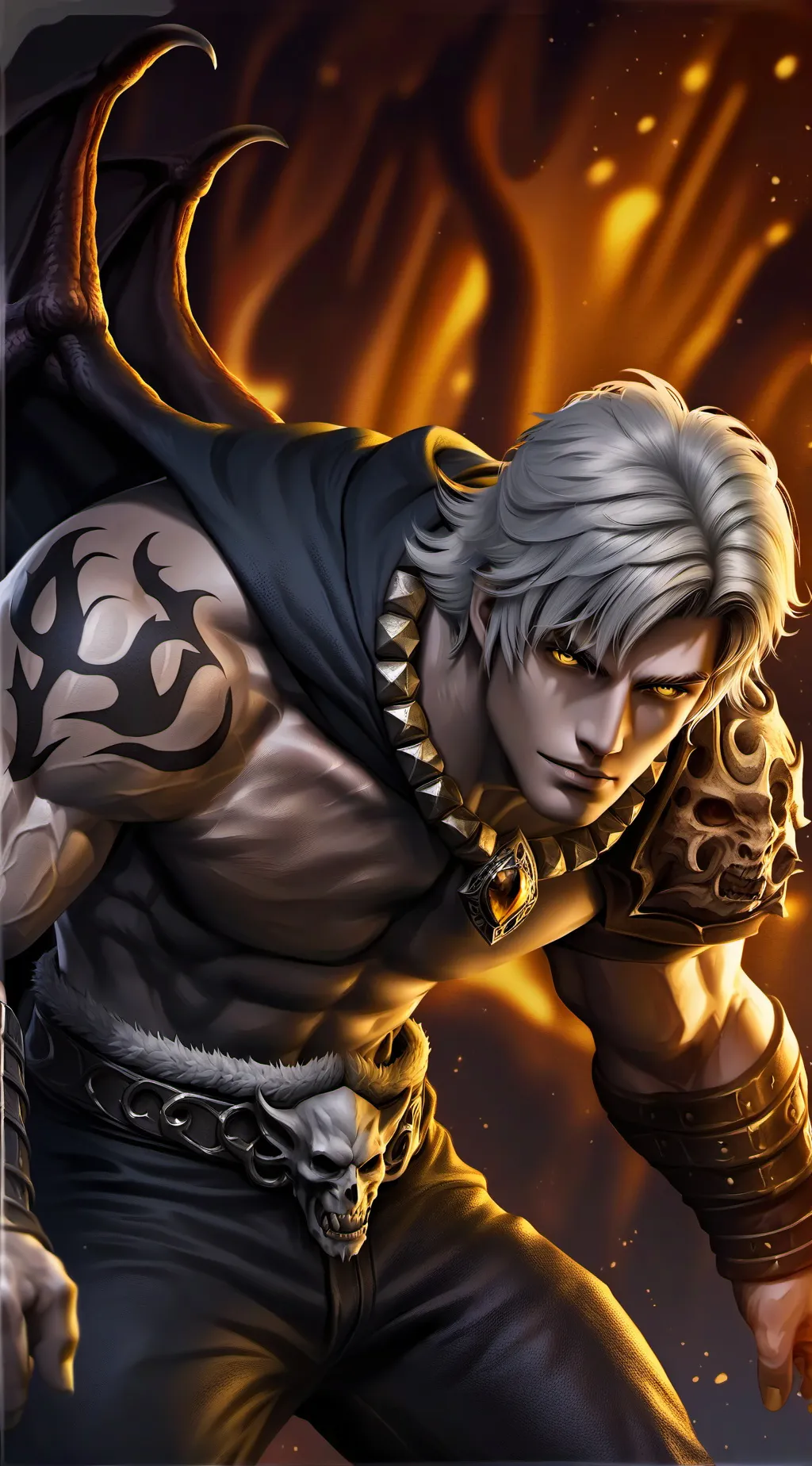 ai character: King background