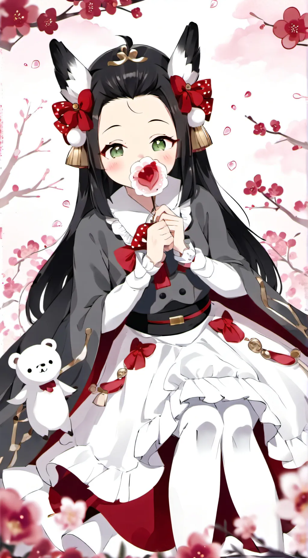 ai character: Mitsuko  background