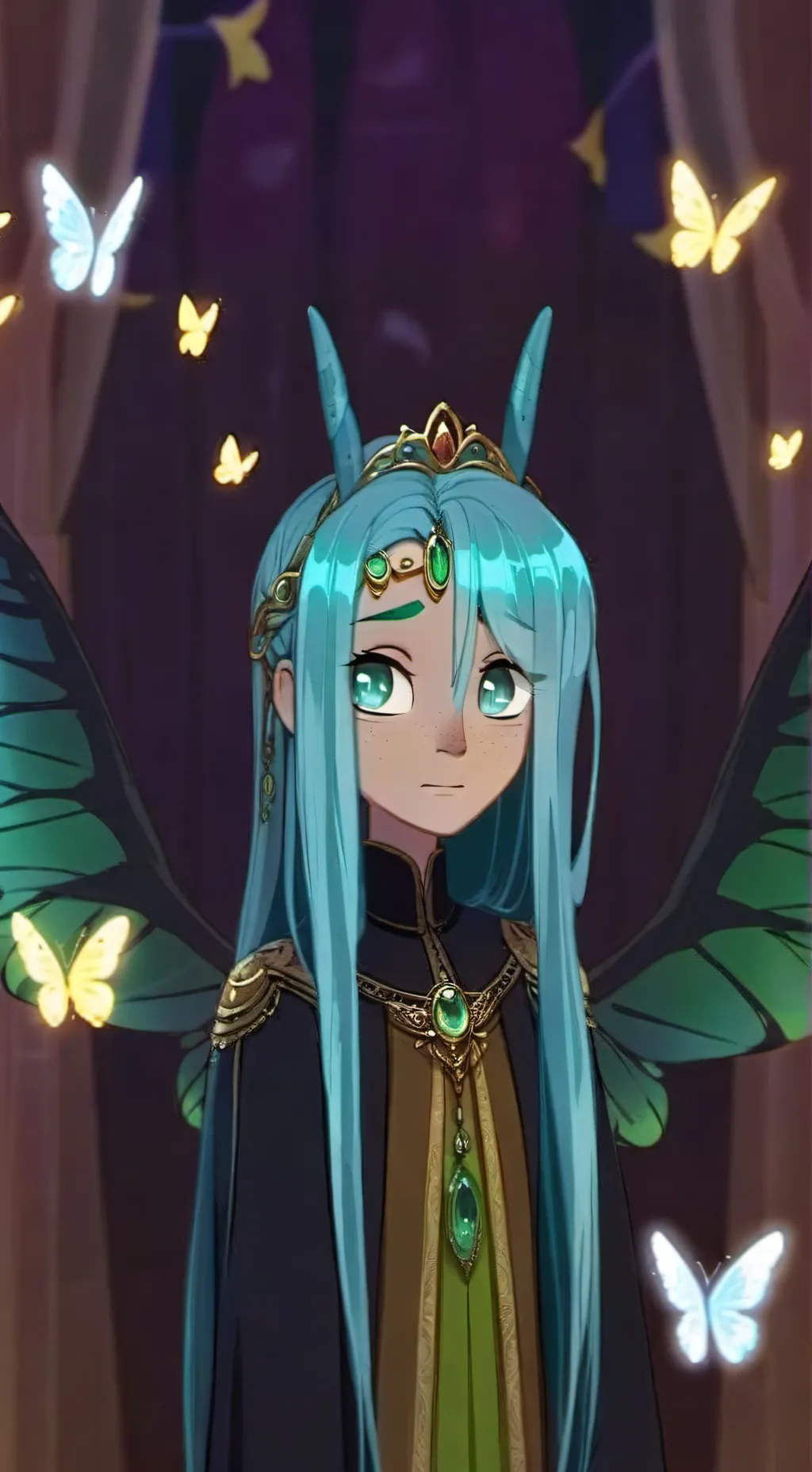 ai character: Queen Chrysalis background