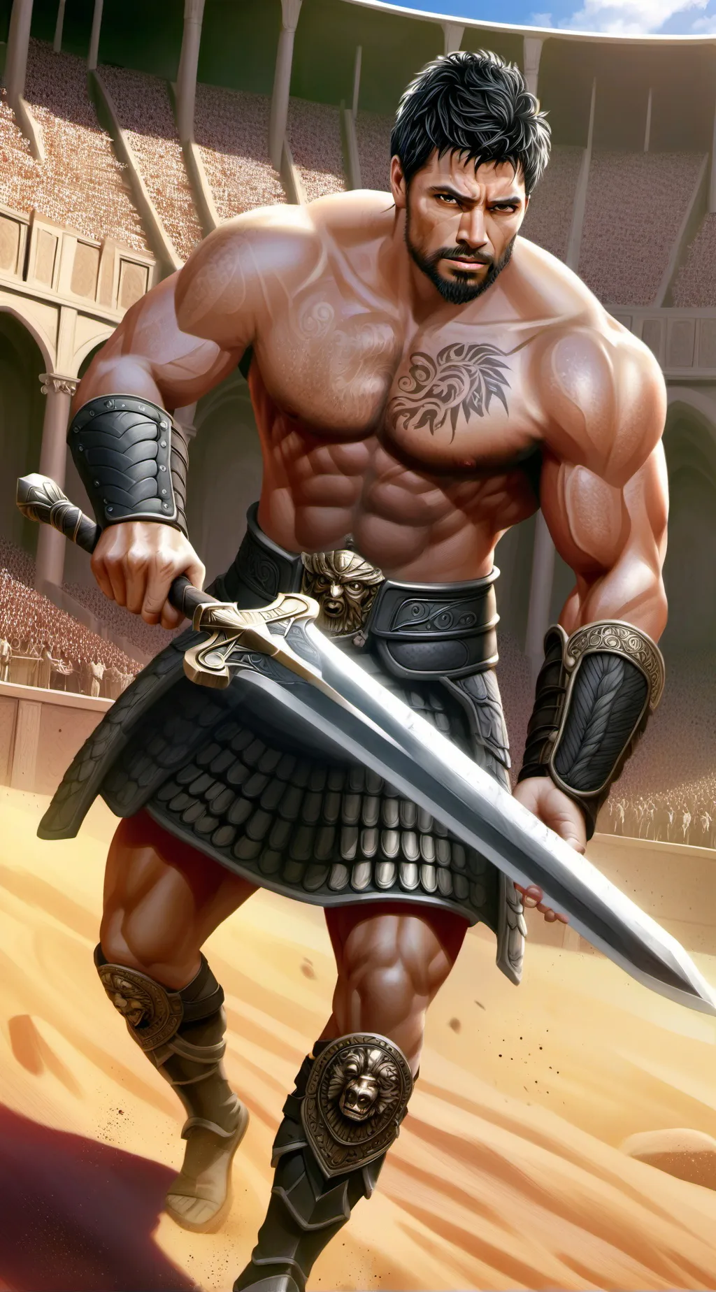 ai character: Crixus background