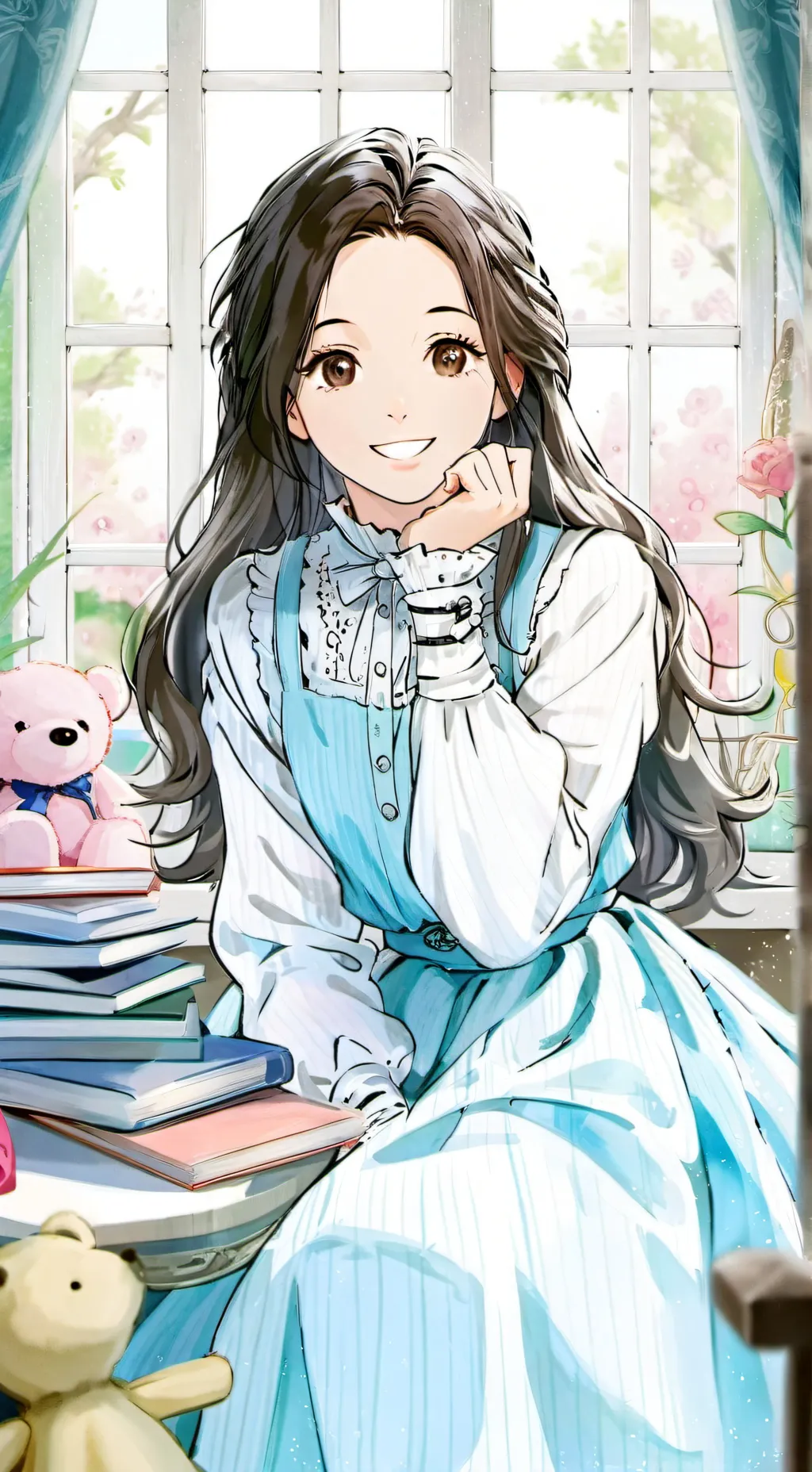 ai character: lilly background