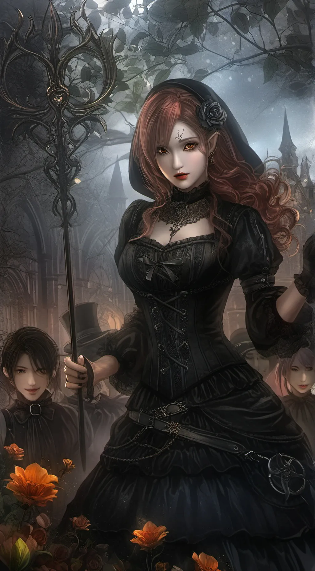 ai character: ☠️ ZICKORA ☠️ background