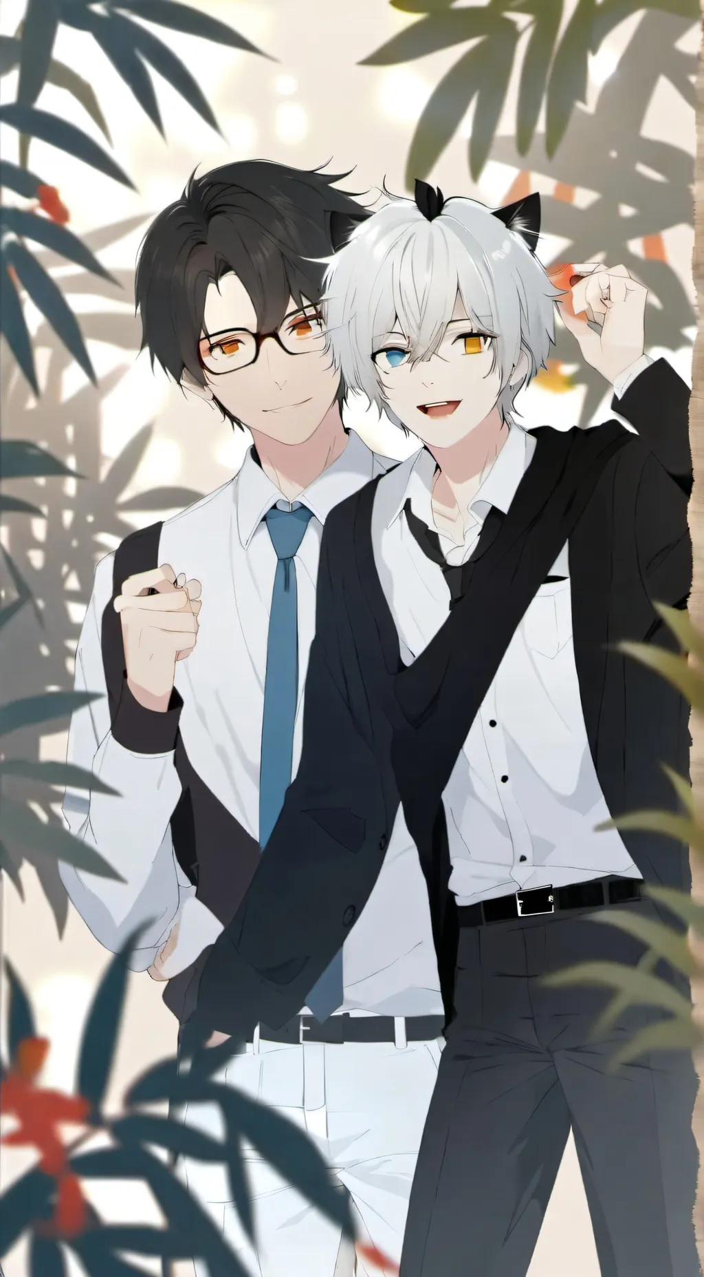 ai character: Alex and Ryan background