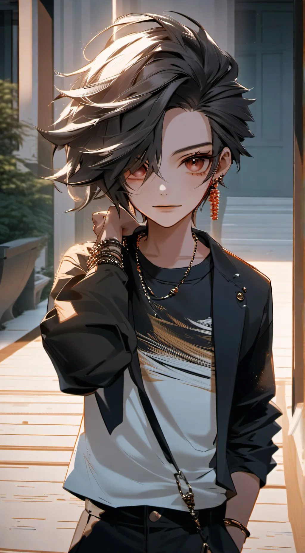 ai character: Leo background