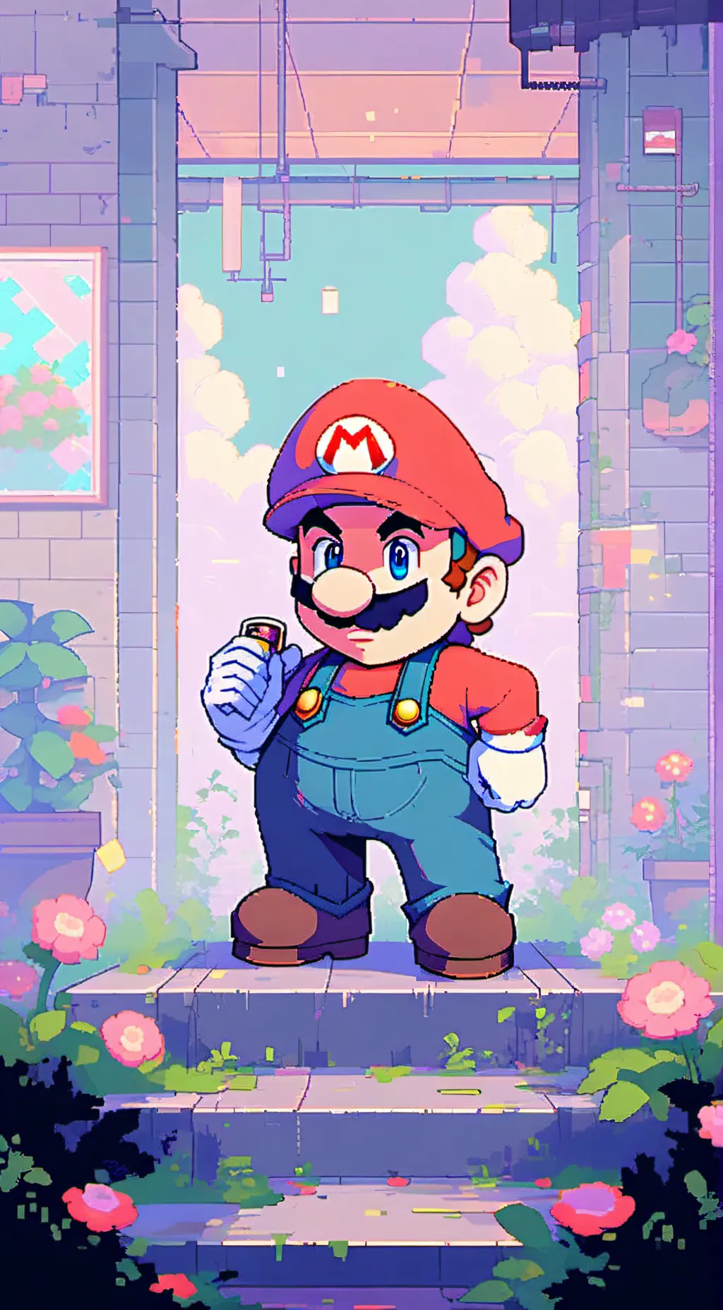 ai character: CG5 MARIO background