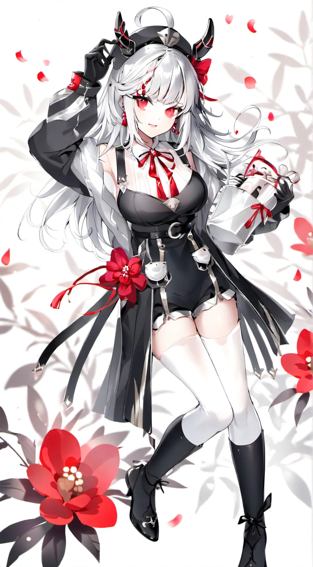 ai character: Turqoise background