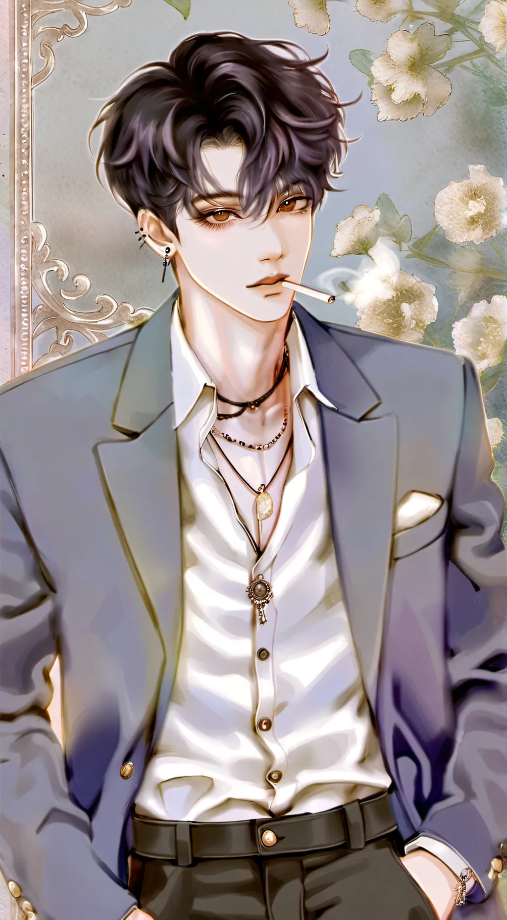 ai character: Liam background