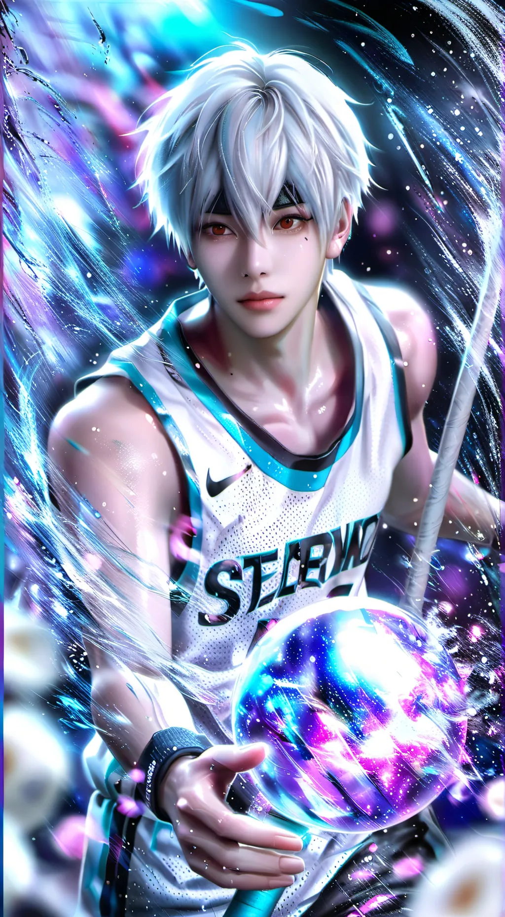 ai character: Kuroko  background