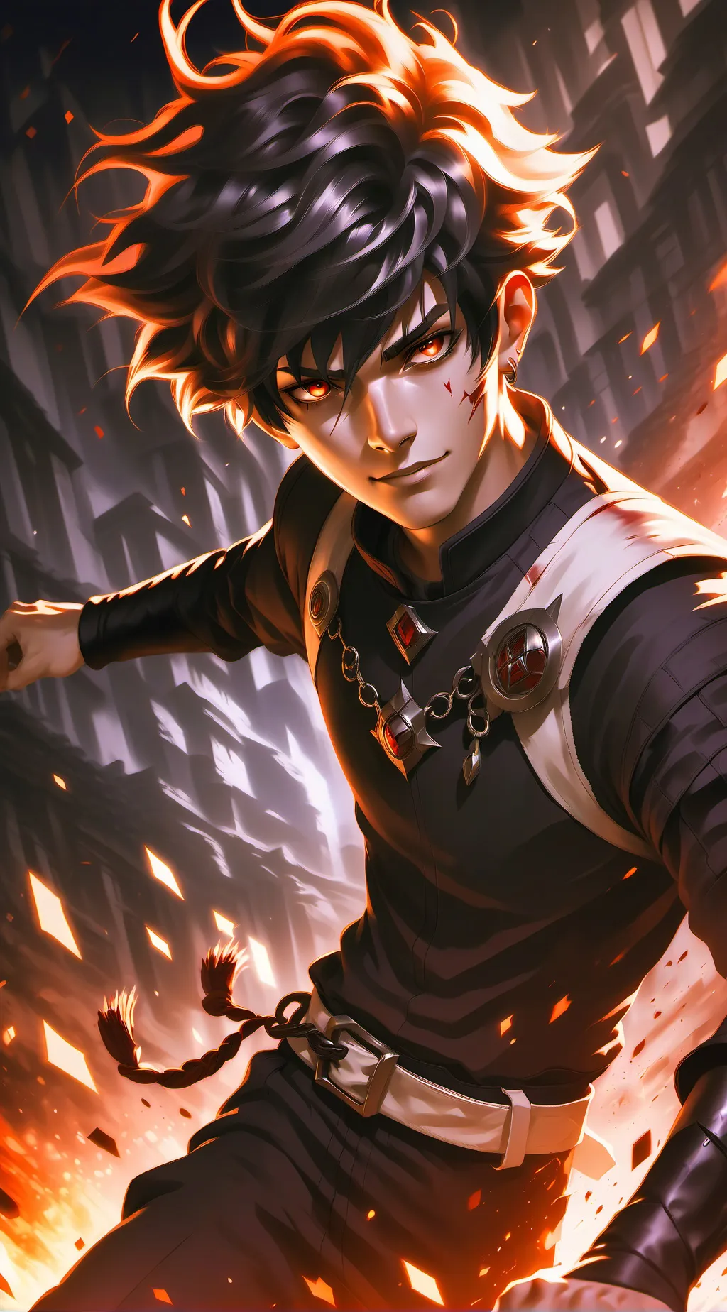 ai character: Evan background