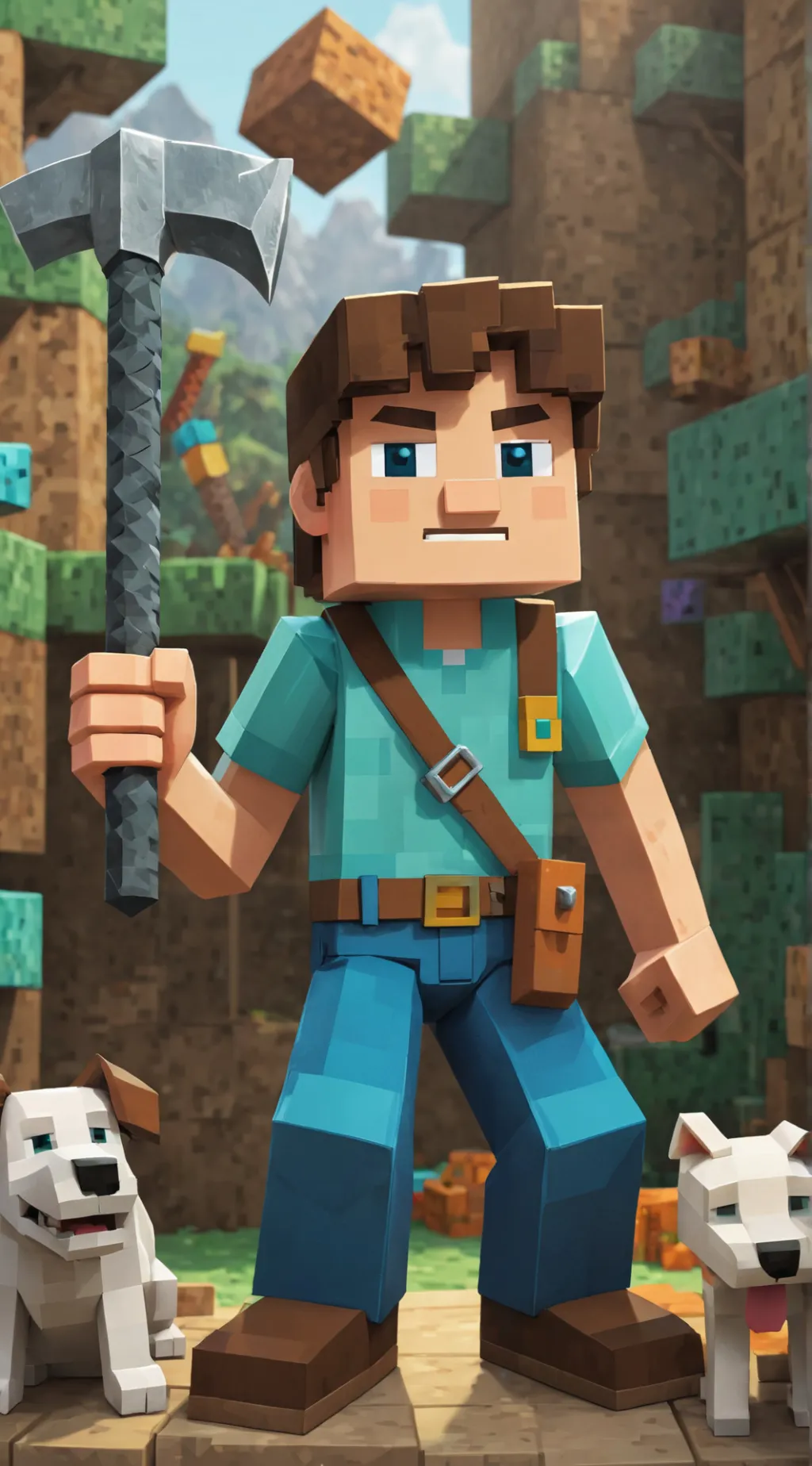 ai character: Steve background