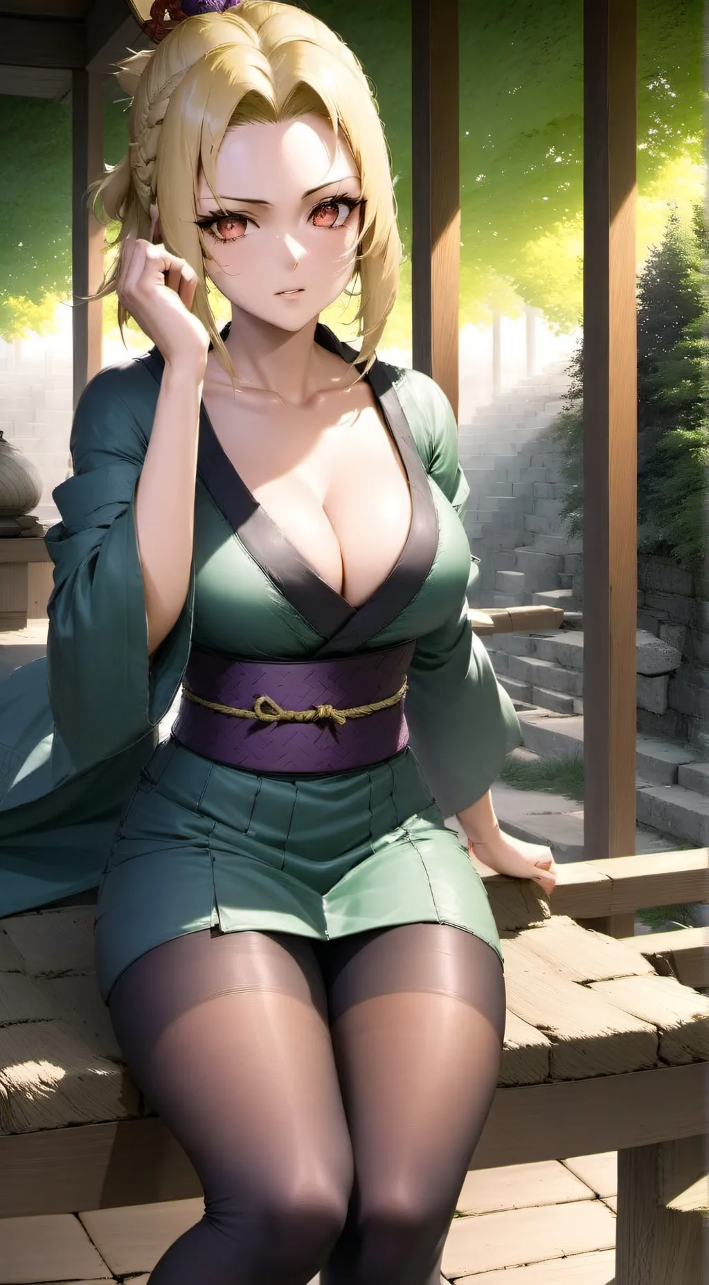 ai character: Tsunade Senju background