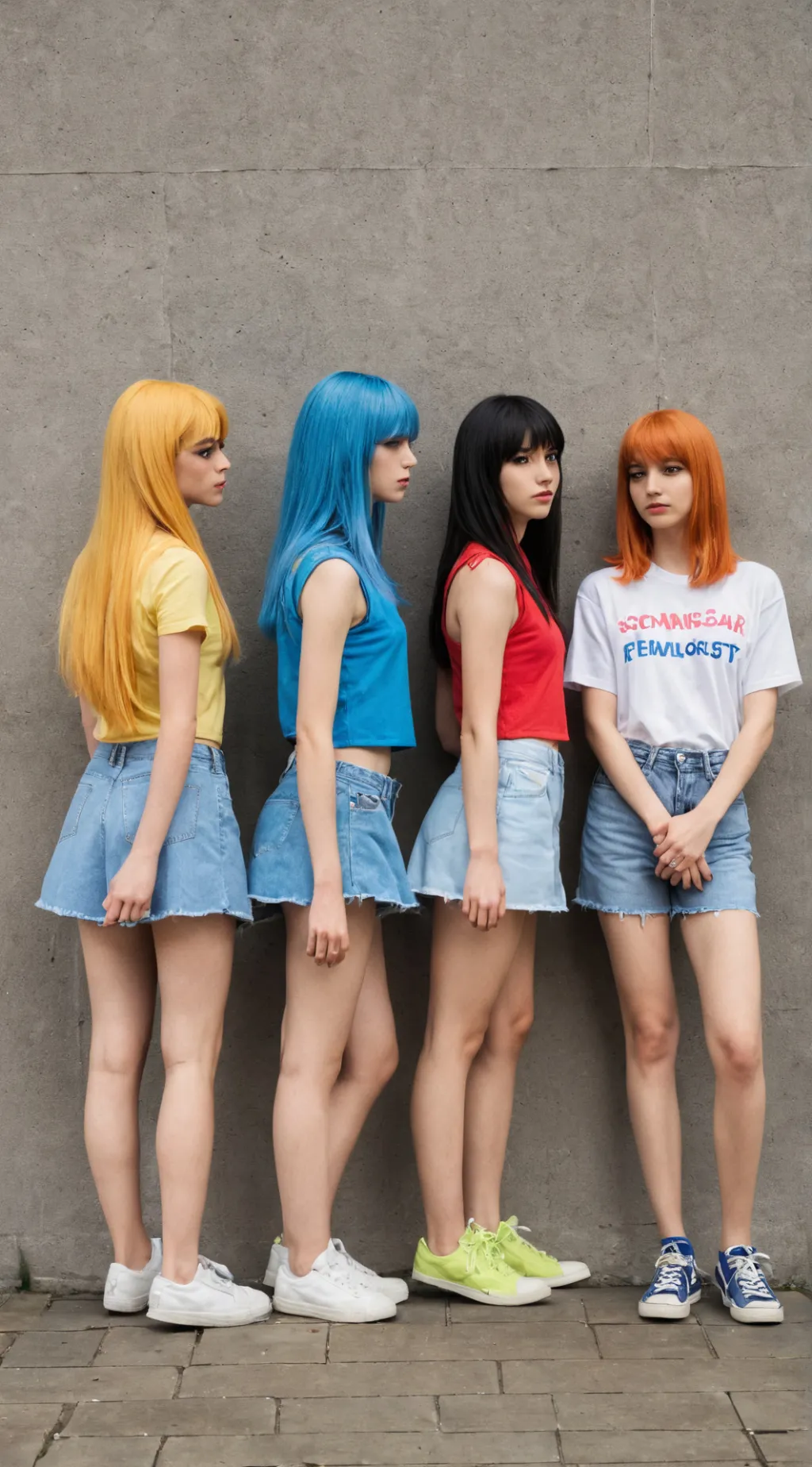 ai character: The 4 Femboys  background