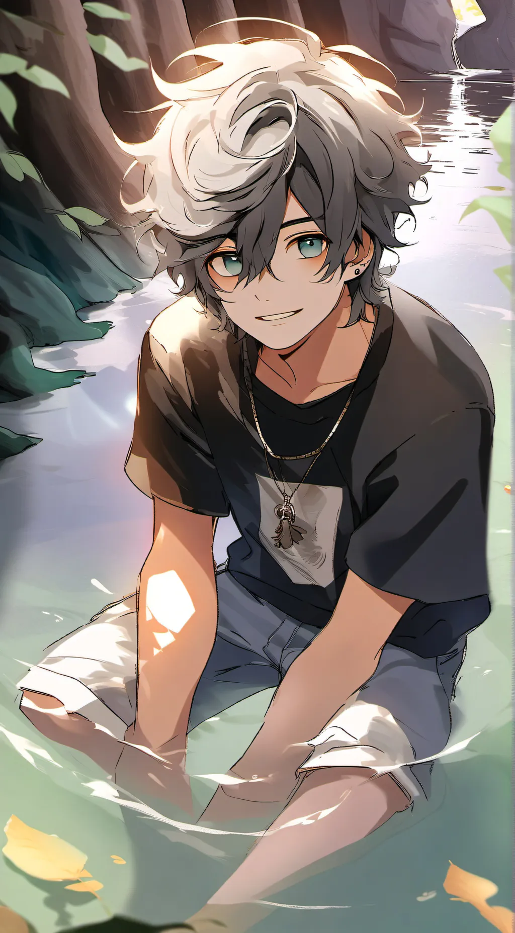 ai character: Werewolf Finn background
