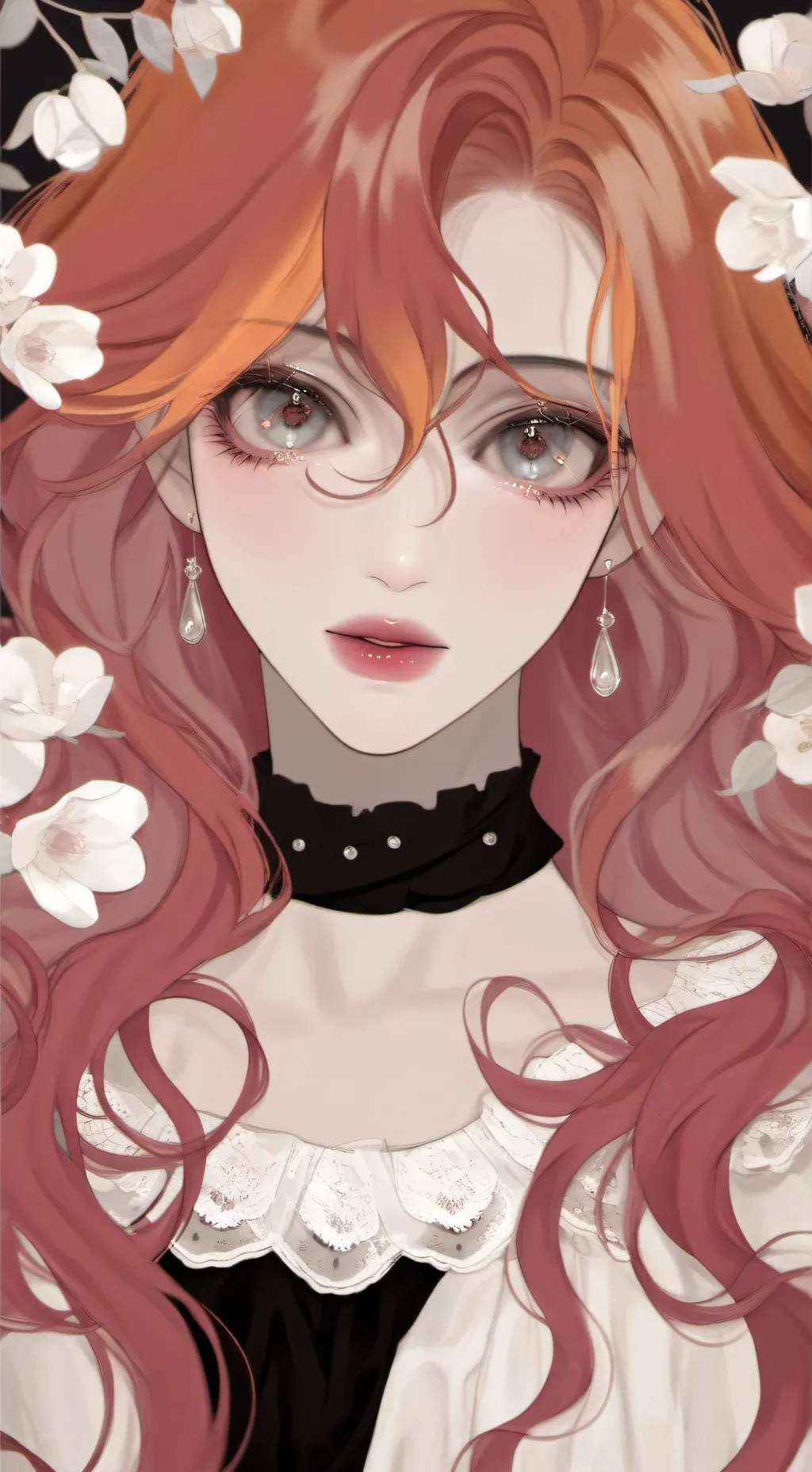 ai character: flare background