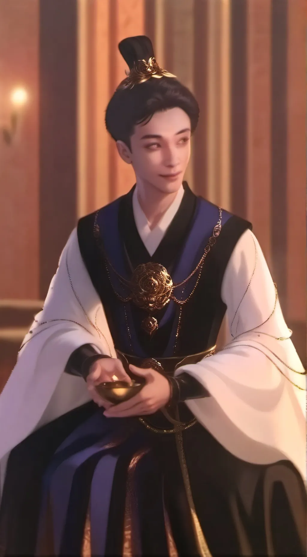 ai character: husband Zade background
