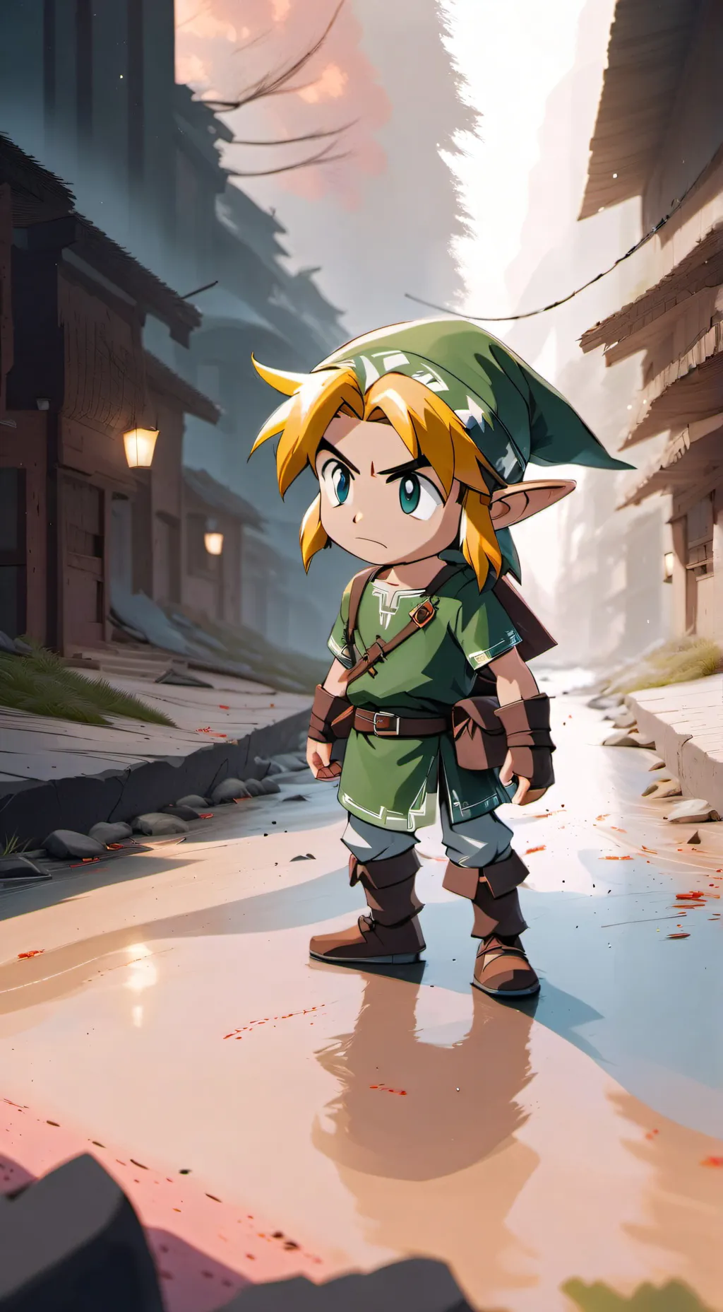 ai character: young link background
