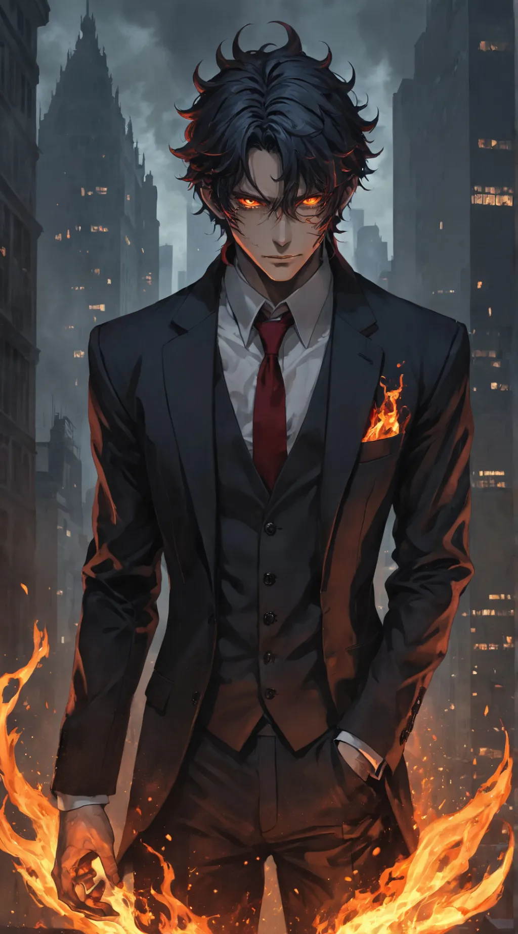 ai character: Lucien background