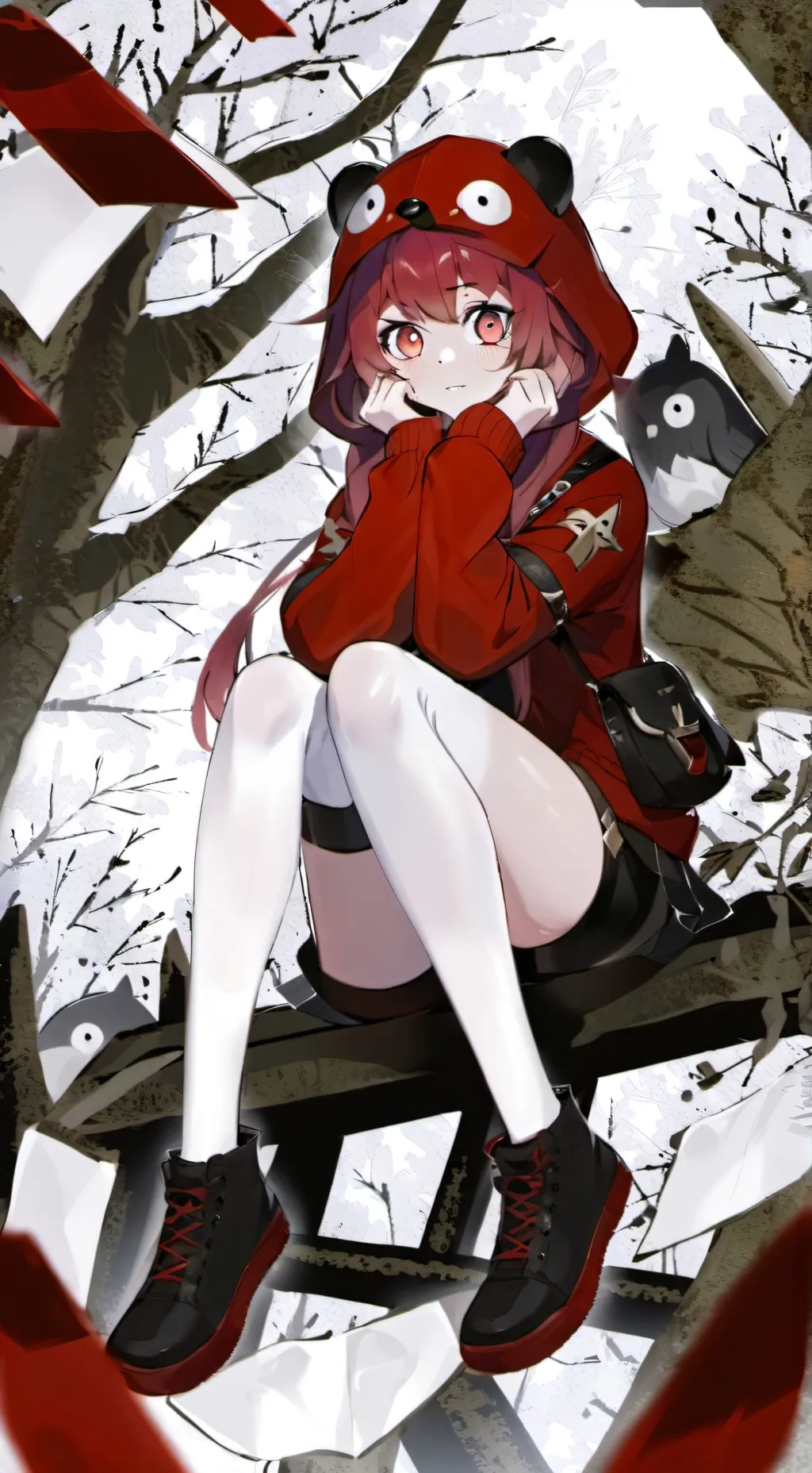 ai character: flaky (but human) background
