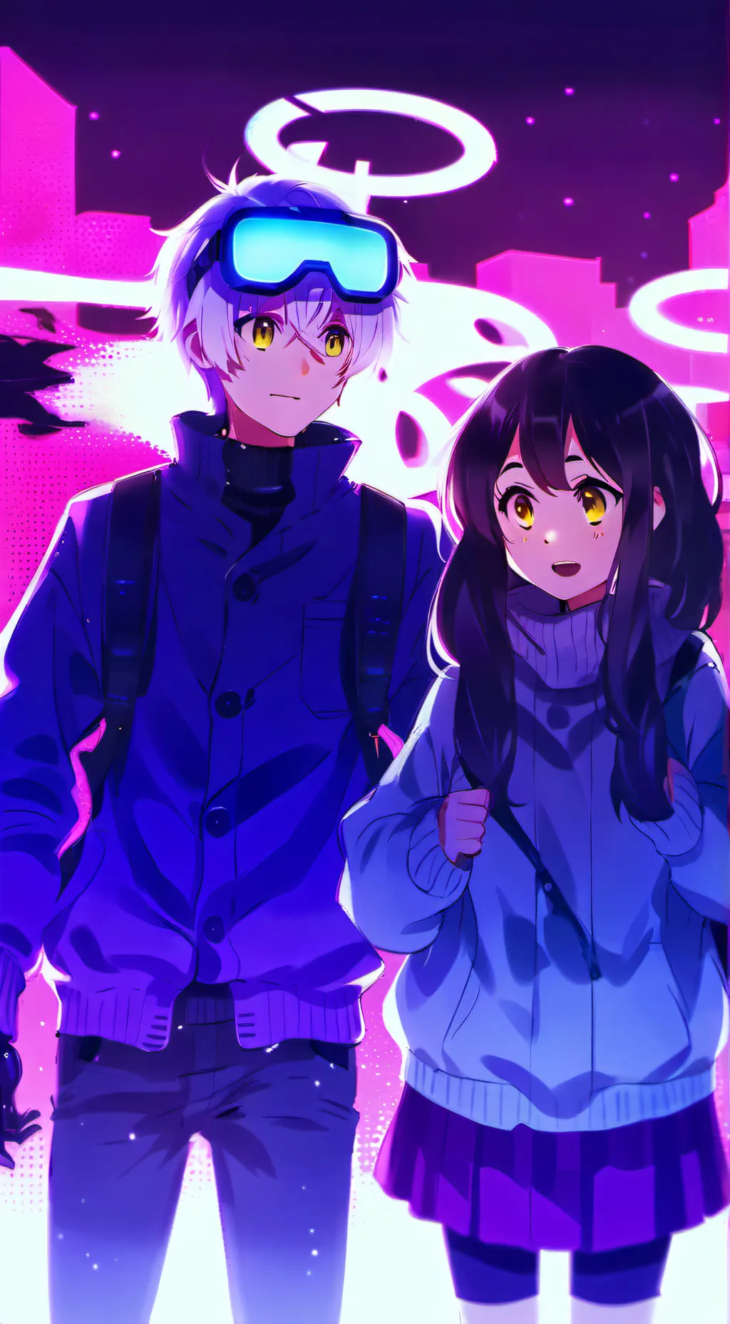 ai character: N and Uzi background