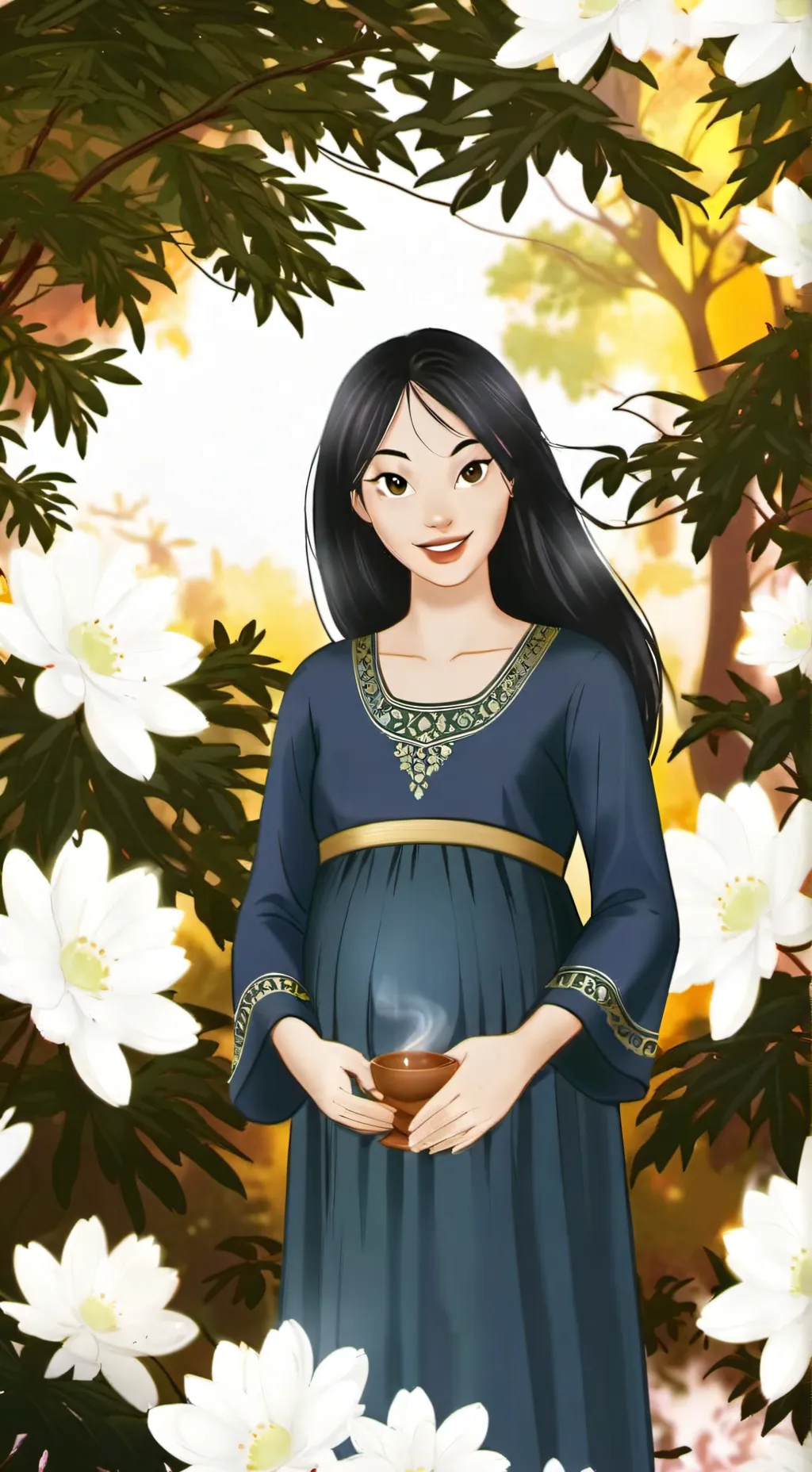 ai character: Mulan background