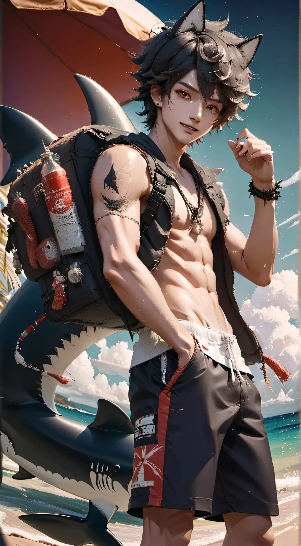 ai character: Mako background