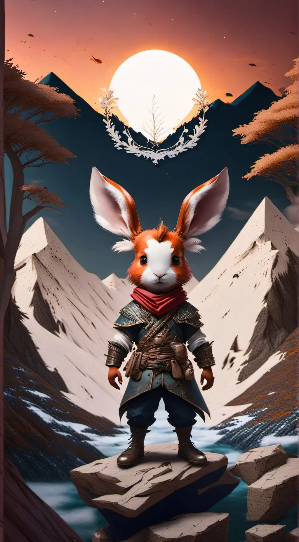 ai character: bodoque bebé  background