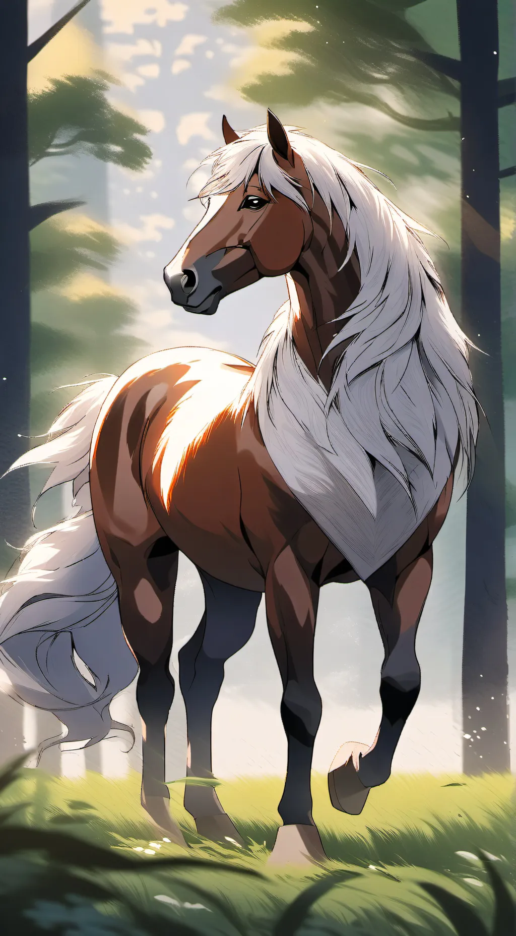 ai character: #☆Bełła☆# background