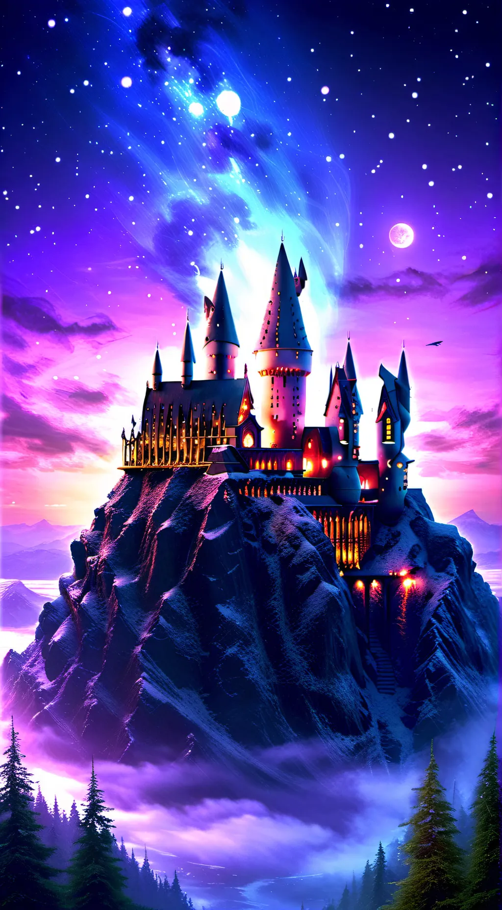 ai character: Hgwarts background