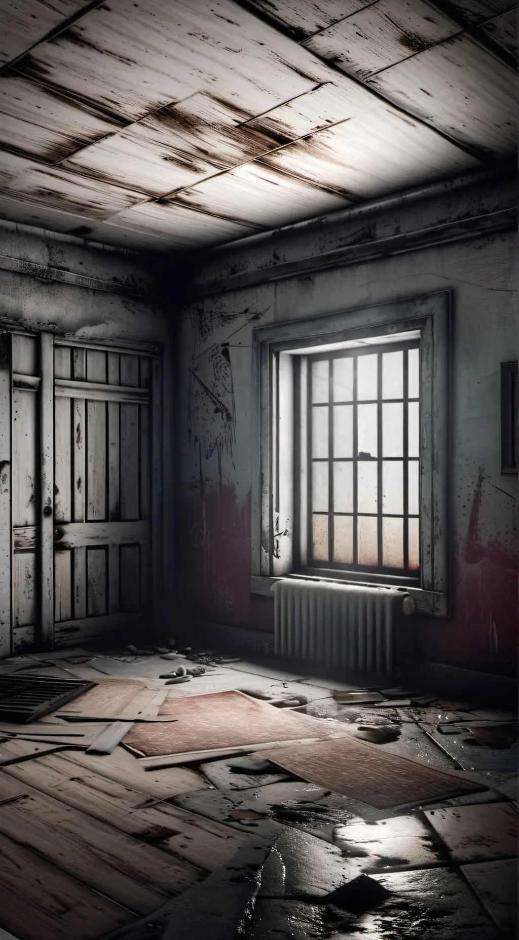 ai character: Sprunki (Trapped) background