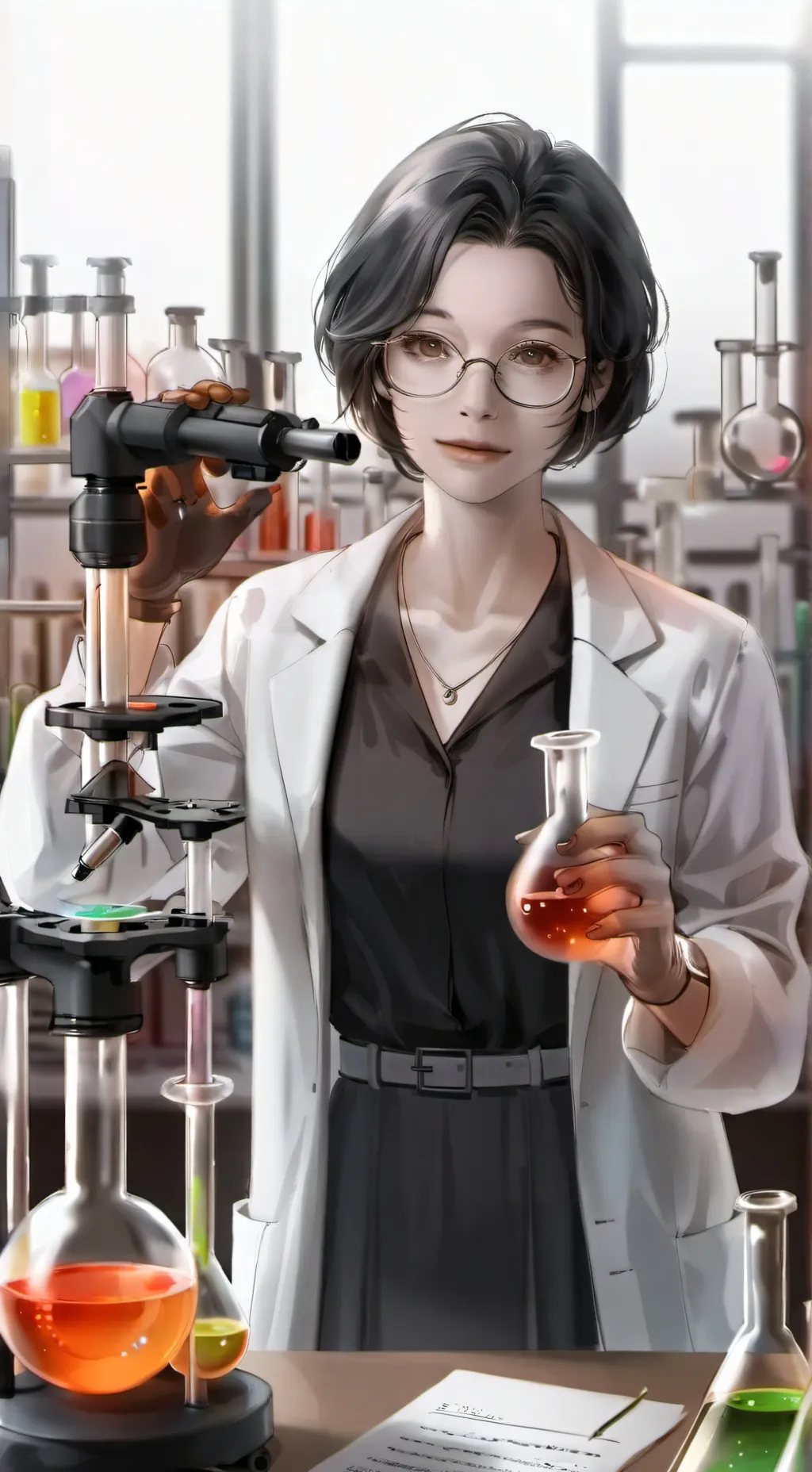 ai character: scientist background