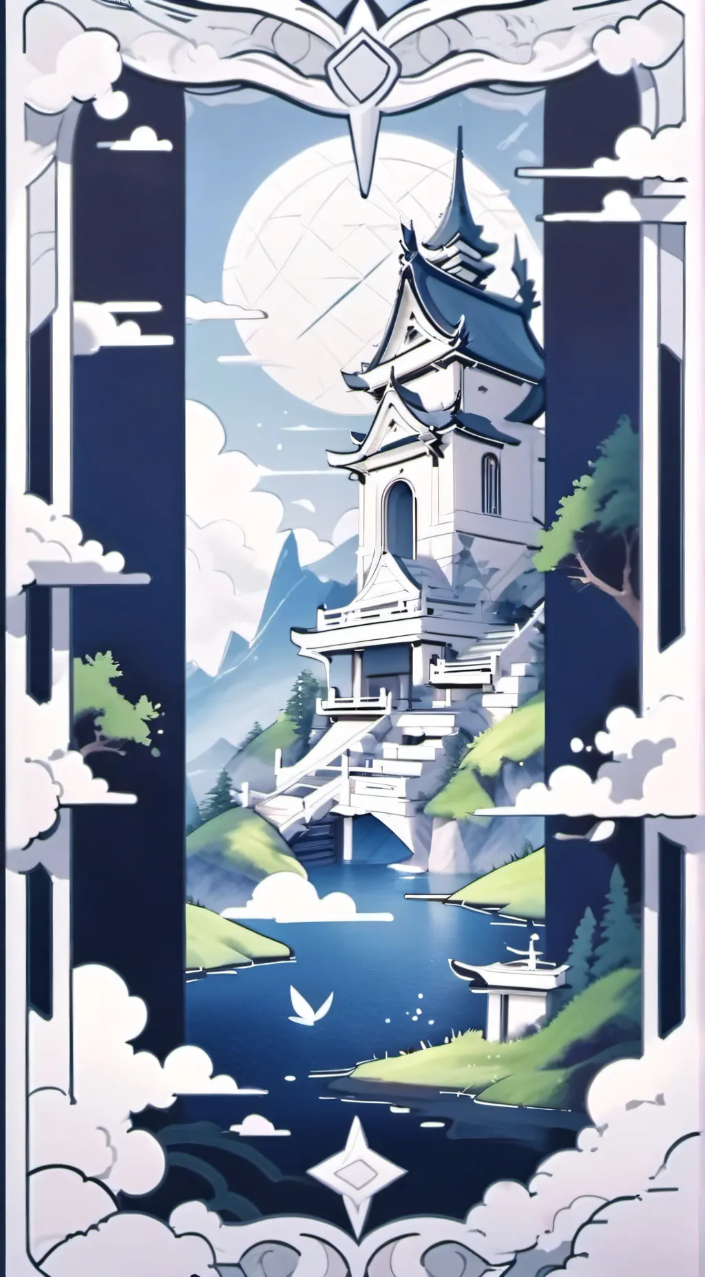 ai character: wanna cry  background