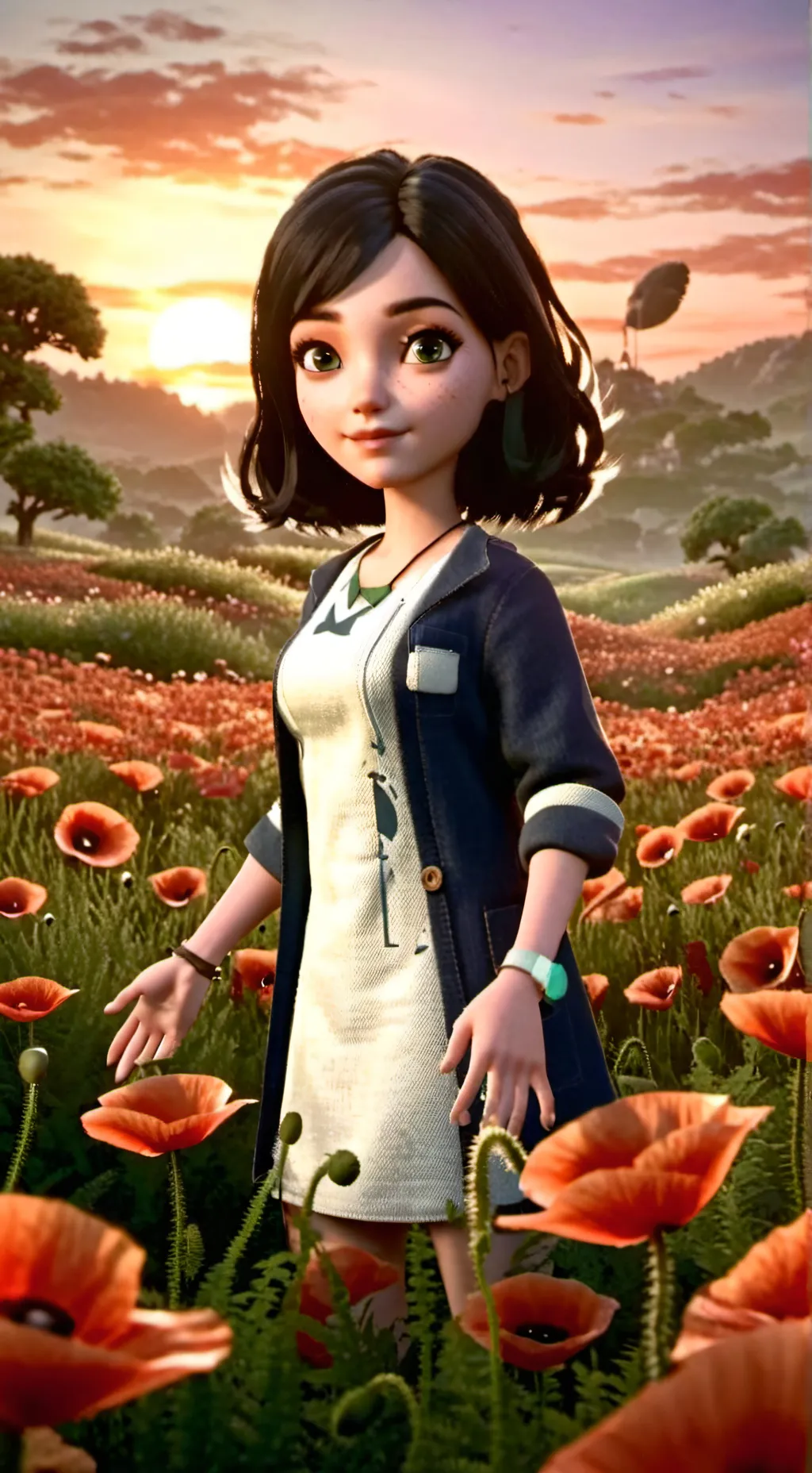 ai character: Poppy playtime background