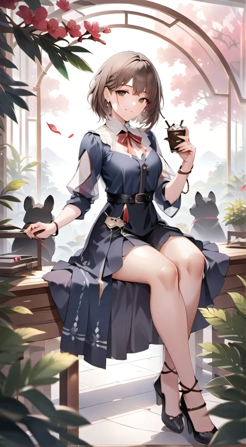ai character: Lia  background