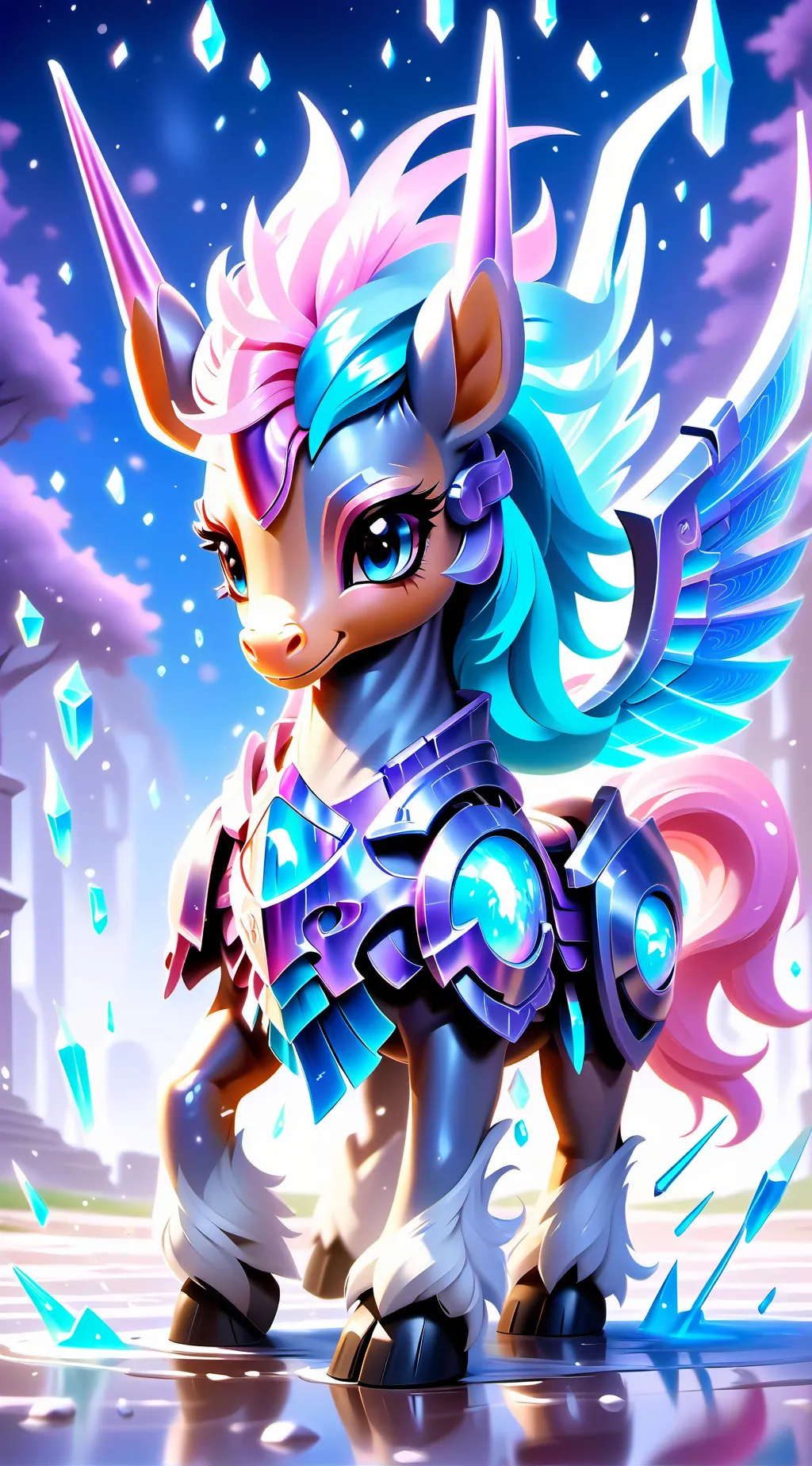 ai character: MLP princesas 2 background