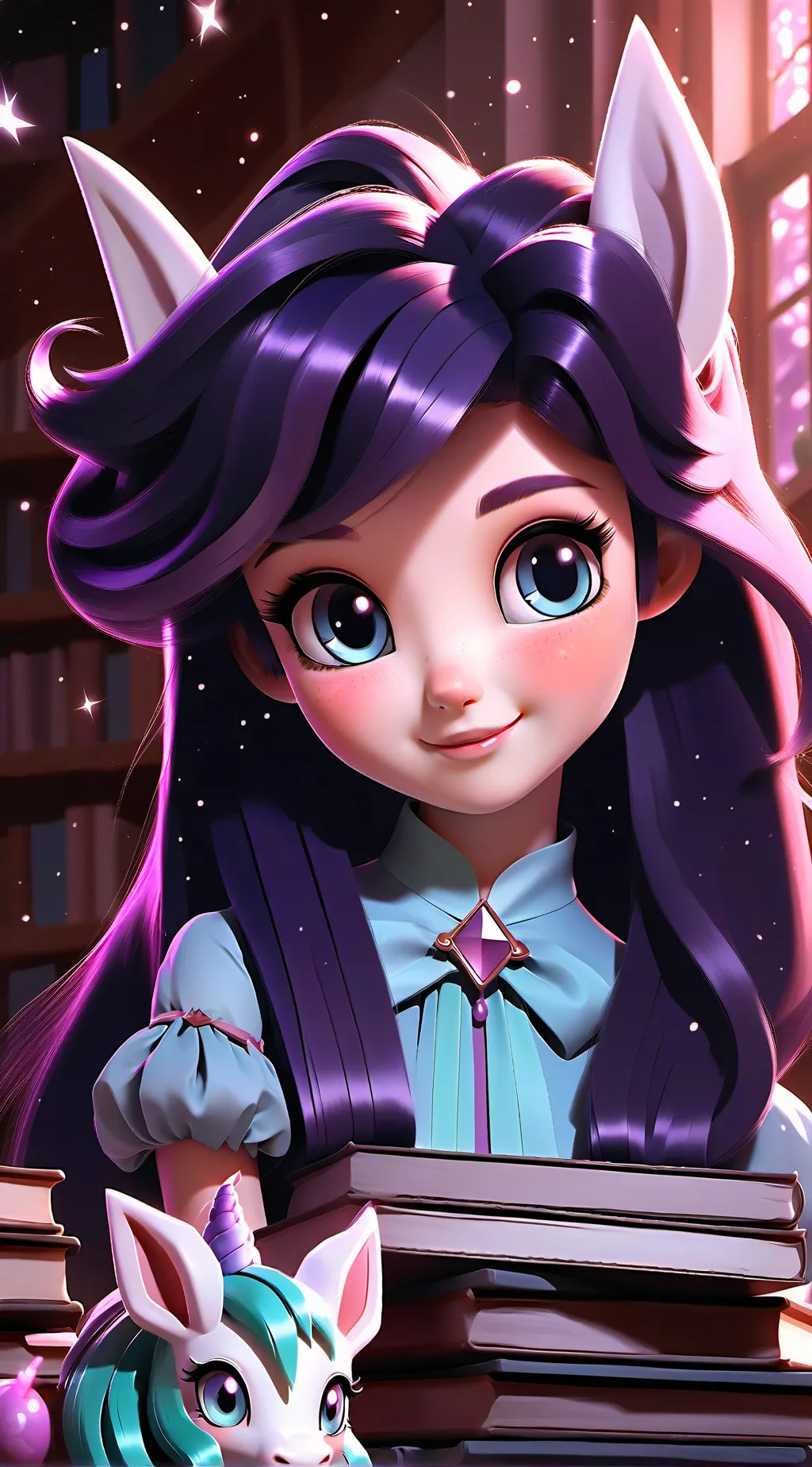 ai character: Starlight Glimmer background