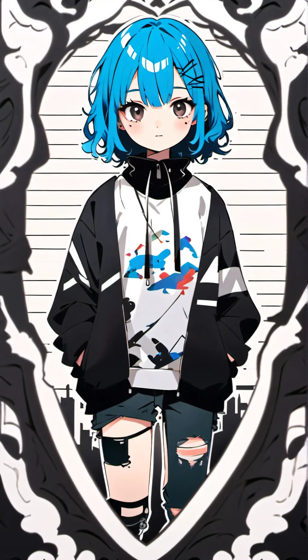ai character: Hailey Hawkins  background
