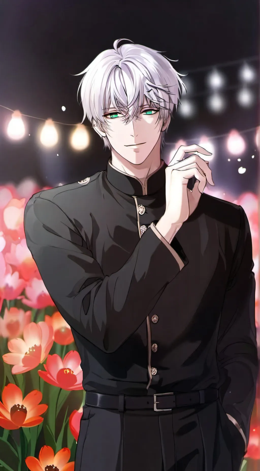 ai character: satoro Gojo  background