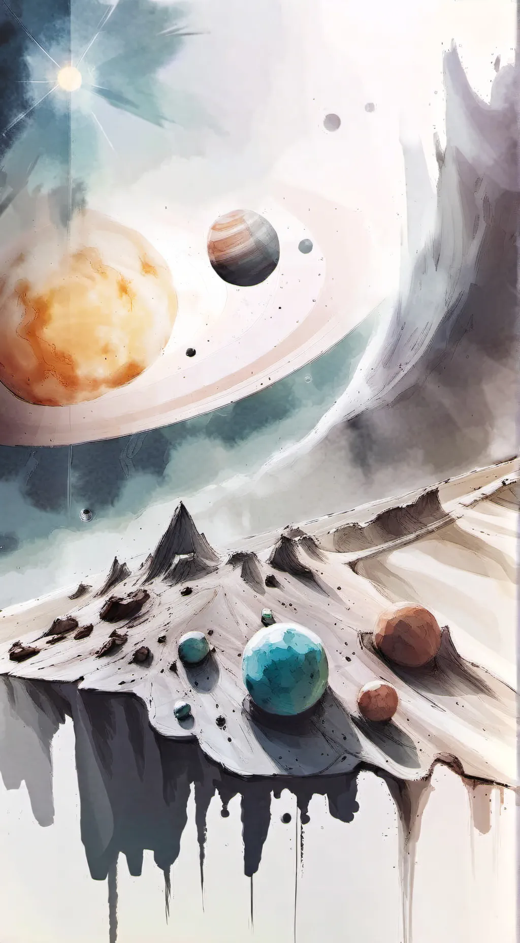 ai character: Earëy solarballs background