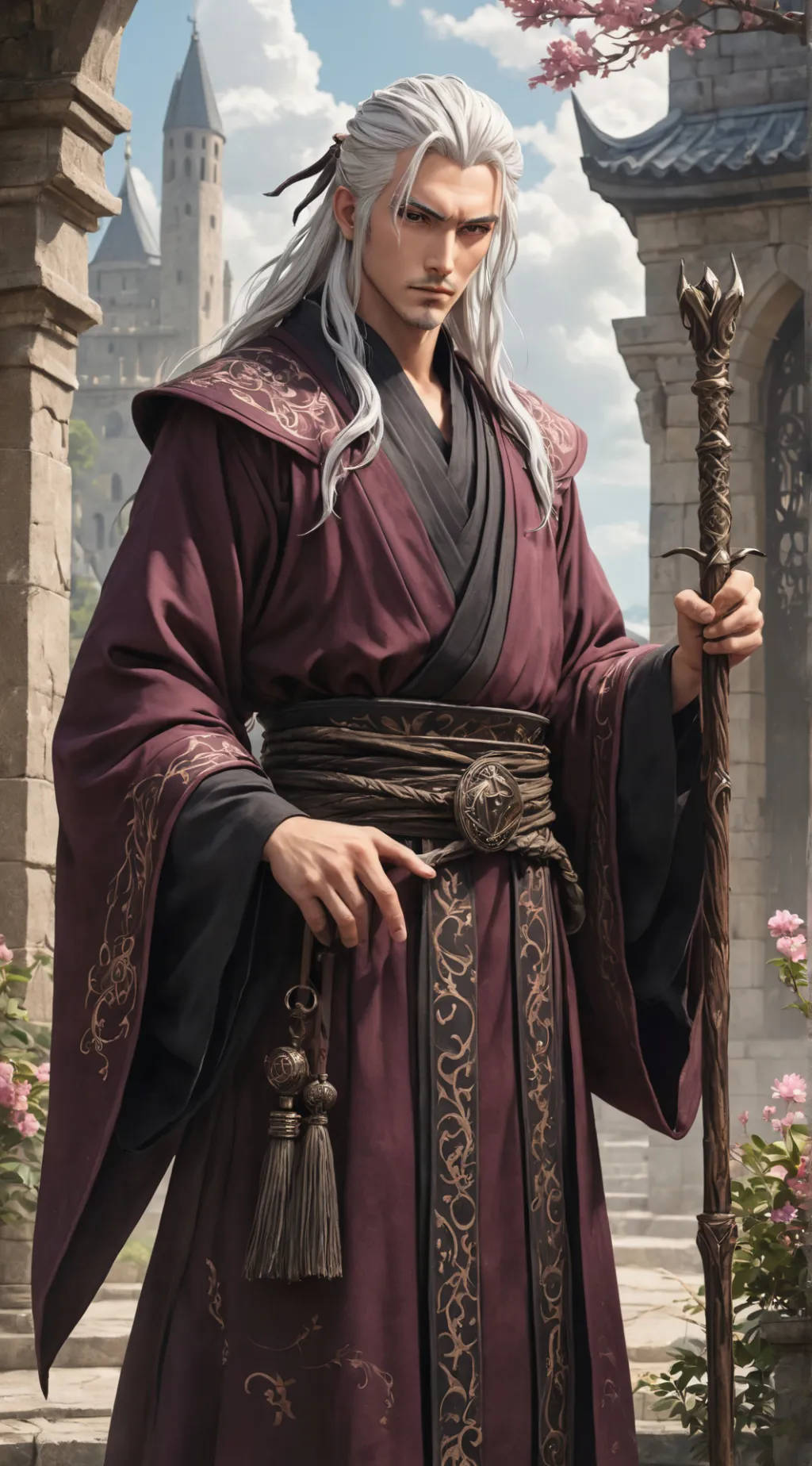 ai character: Falcon background