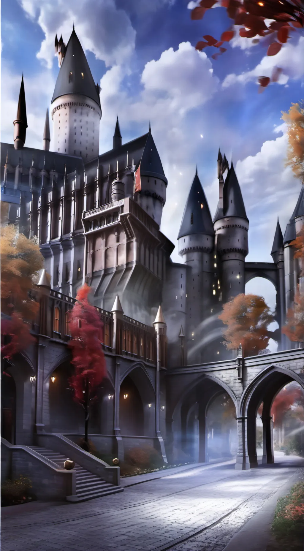 ai character: Hogwarts background