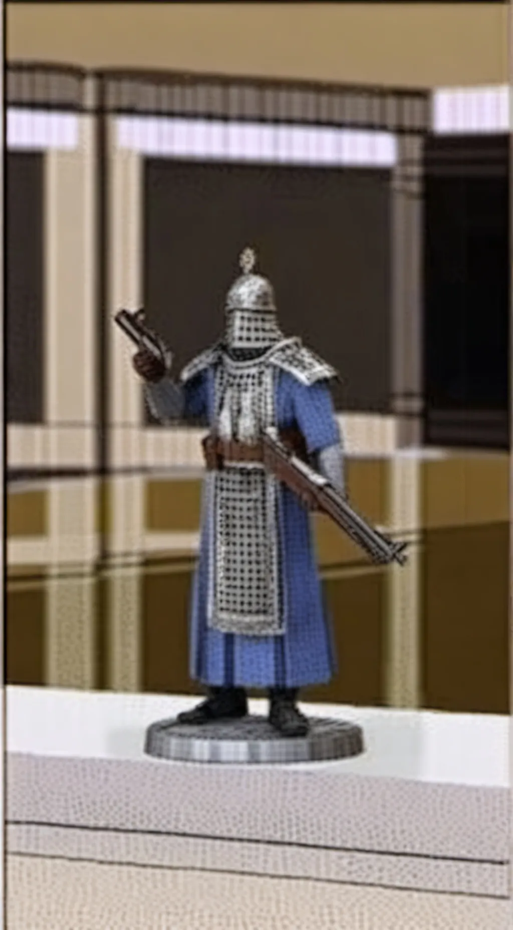 ai character: Gun man background