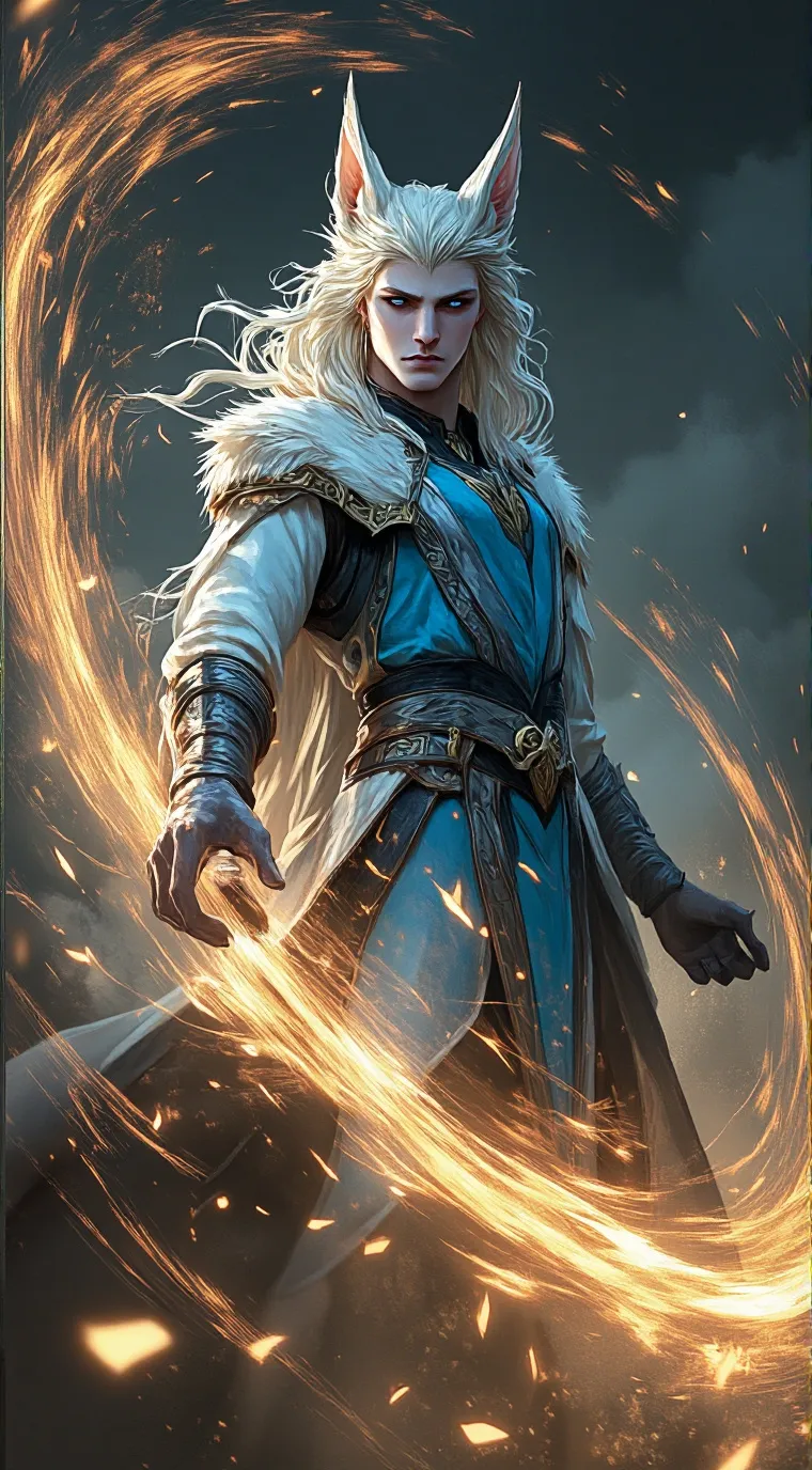 ai character: Wyren Moonstone background