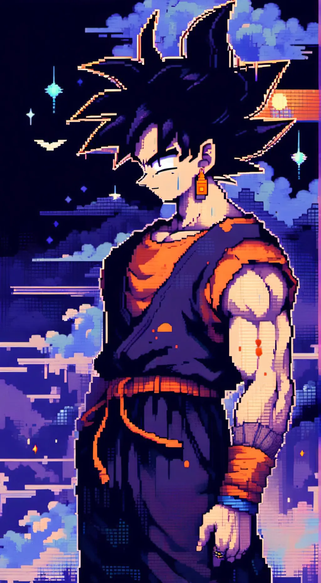 ai character: drippy goku background