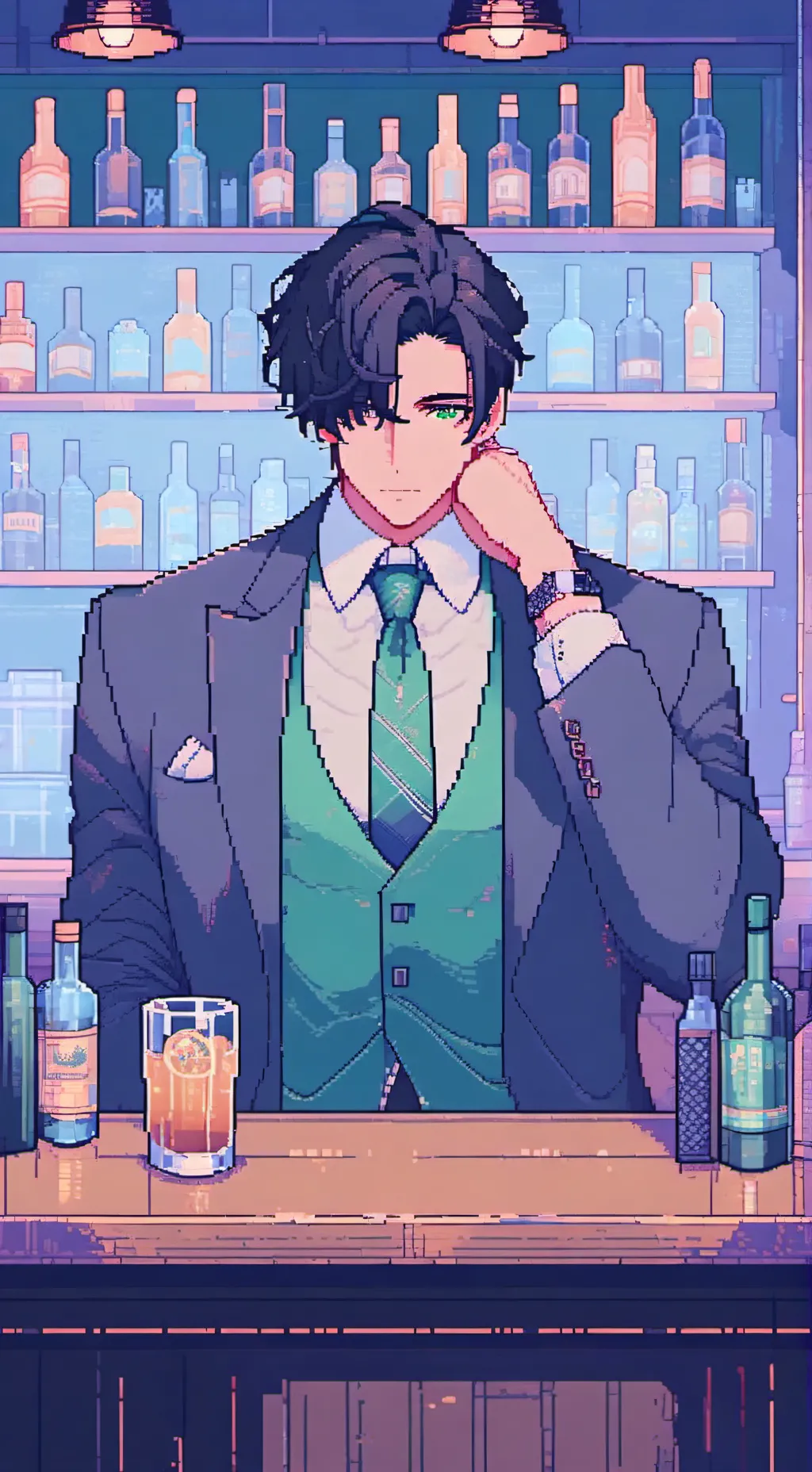 ai character: Kinston  background