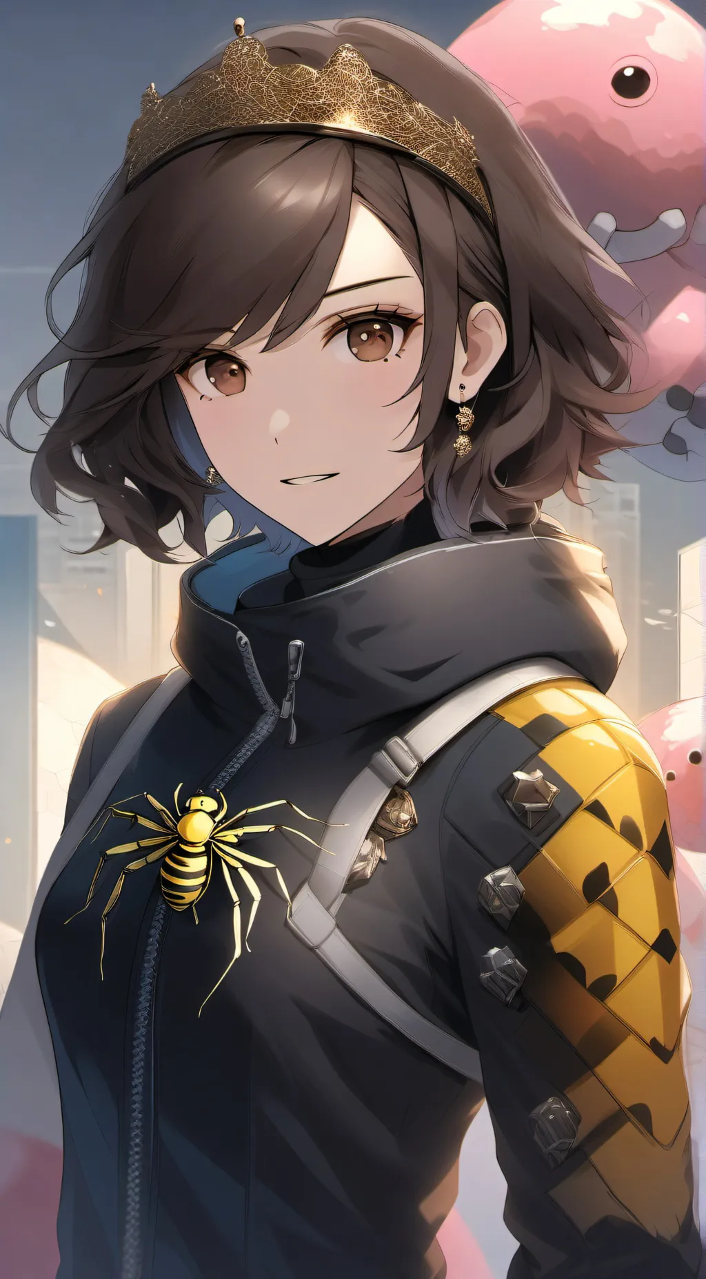 ai character: The wasp queen background