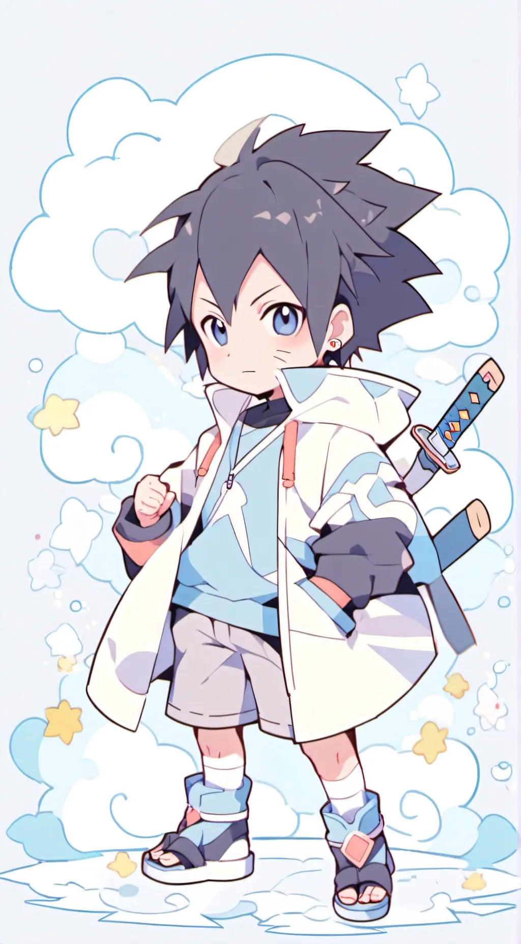 ai character: família uchiha background