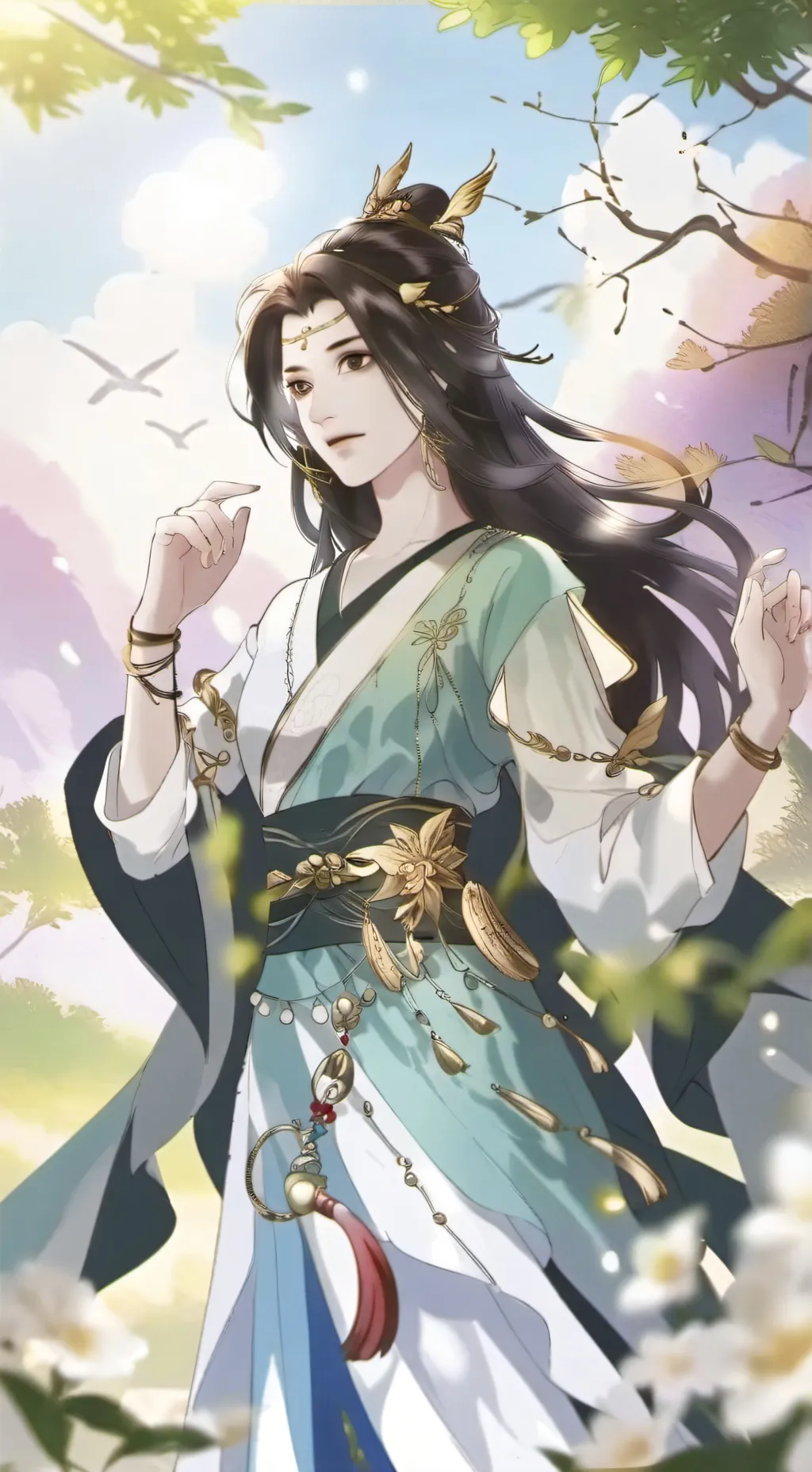 ai character: Семья background