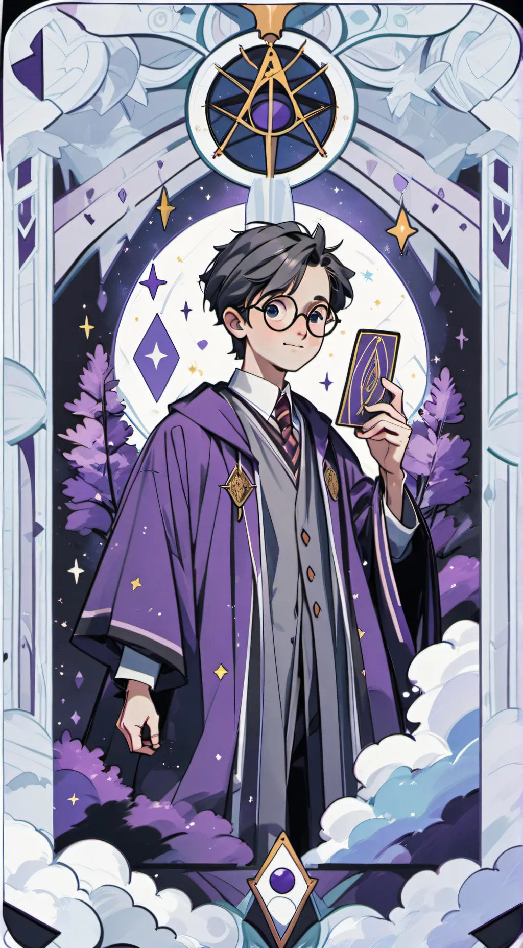 ai character: Hogwarts COUSINS?! background